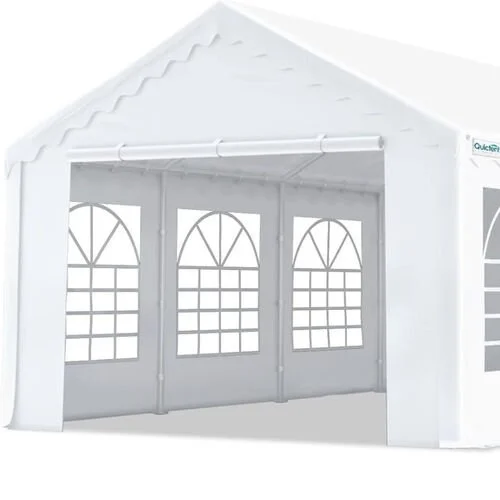 10x30 frame tent end wall rental with zippered door — encloses tent entry, Saltwater Event Co. Indian River County FL