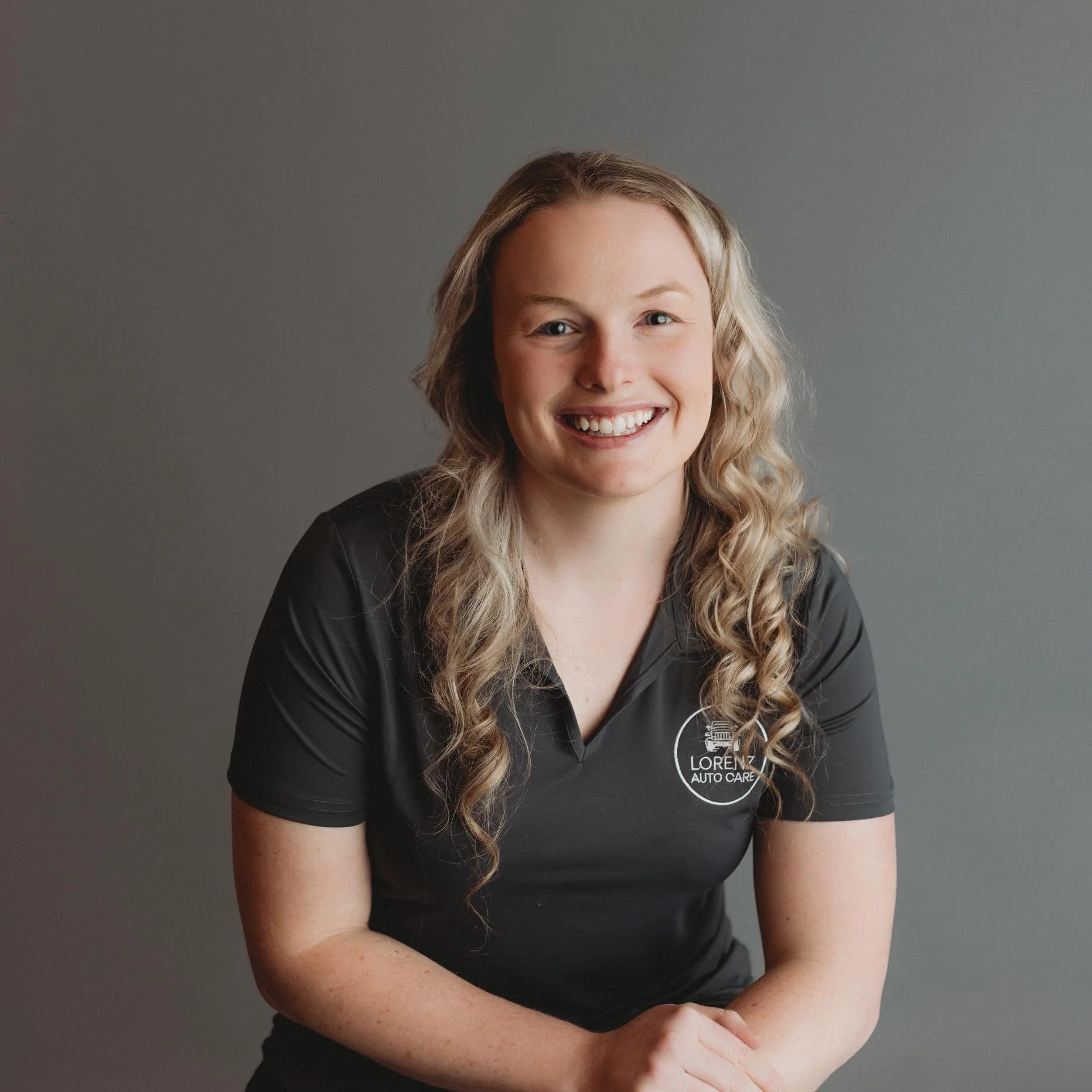 The "Real Boss" of Lorenz Auto Care, Natalie. She takes care of scheduling and communicating with the customers.