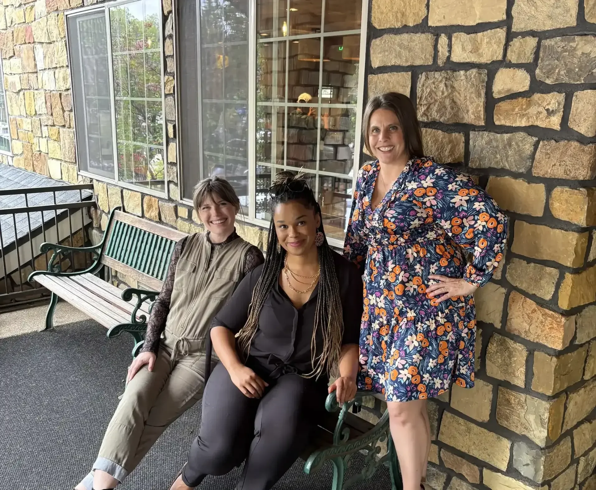 Photo of Amanda, Jayla, and Liz