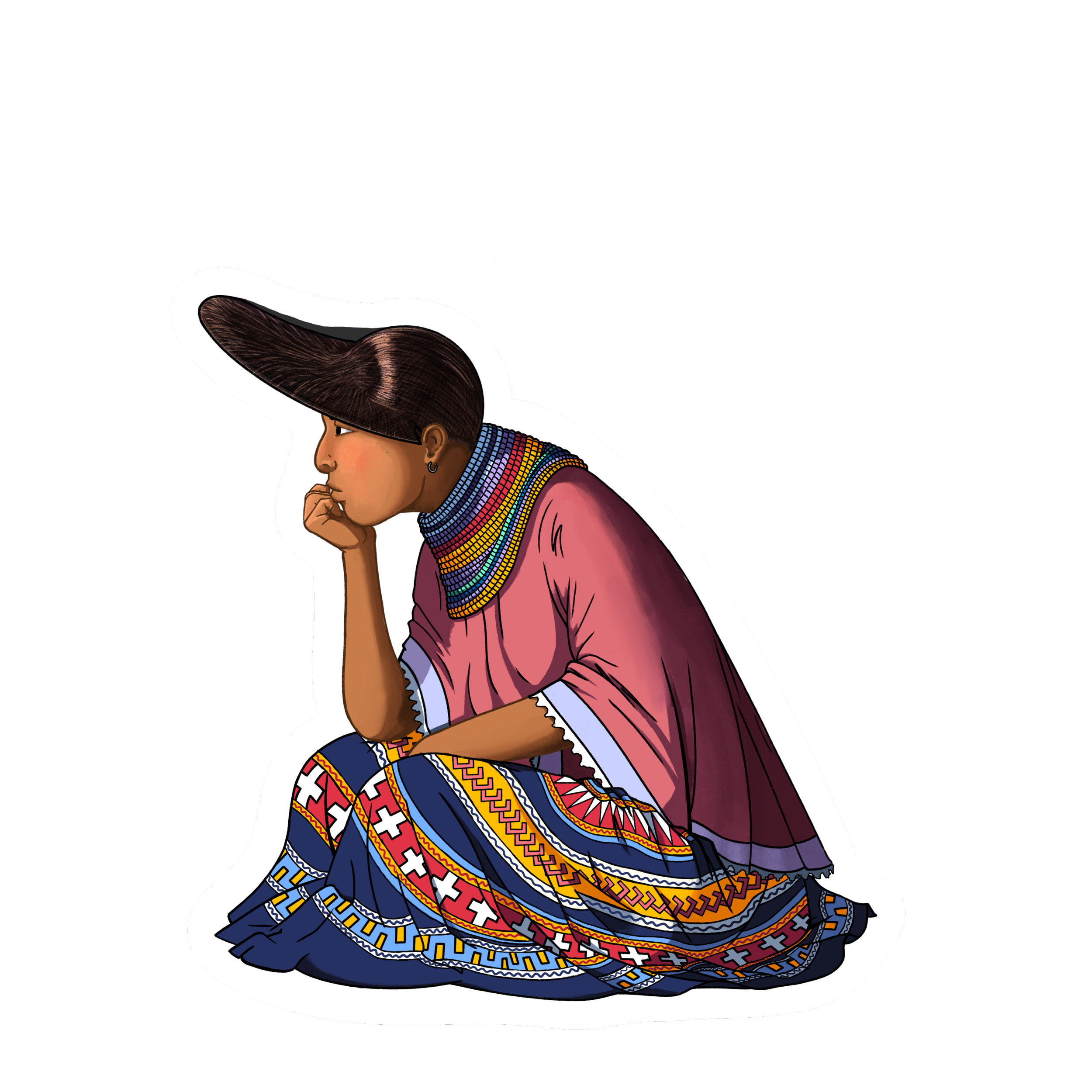 Gazing_Lady sticker.png