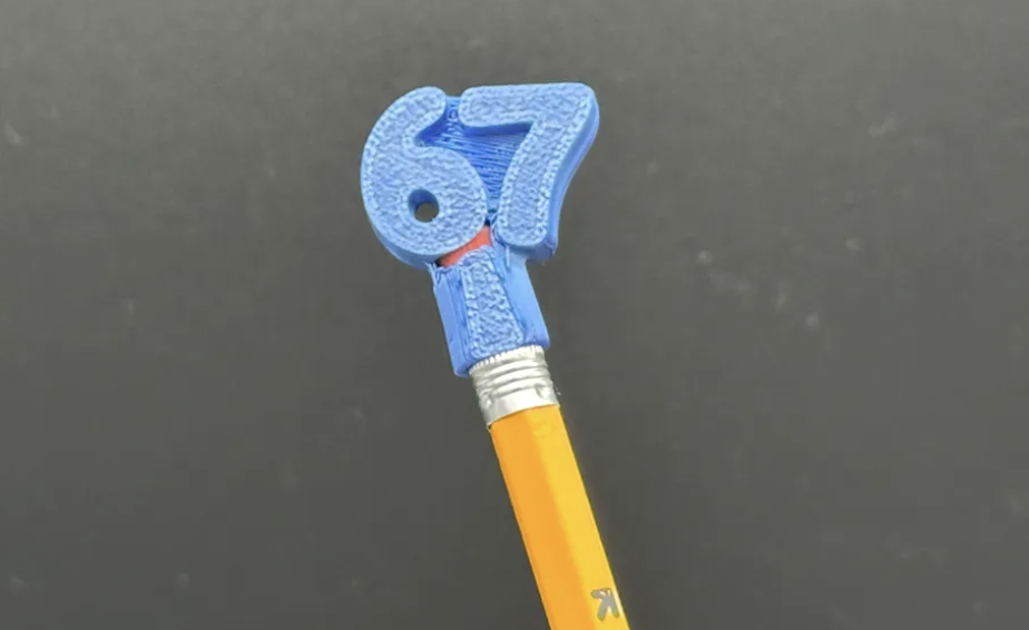 Vibrant 67 Pencil Topper (pack of 3)