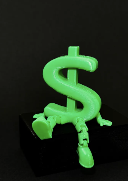Flexi Money Man Desk Ornament