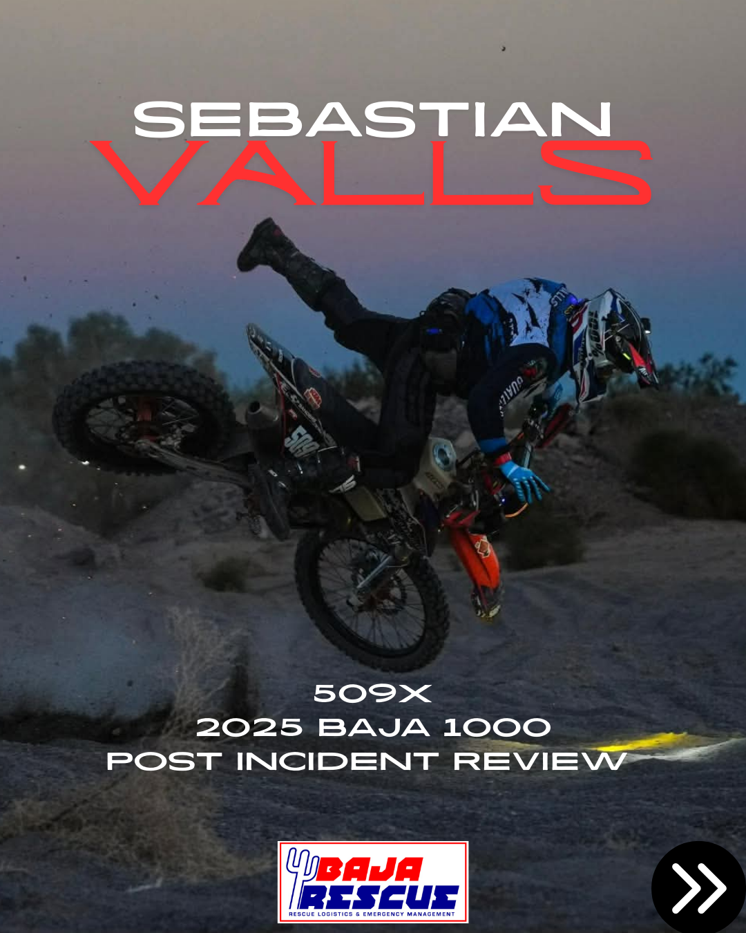 sEBASTIAN vALLS - 509X - 2025 baja 1000