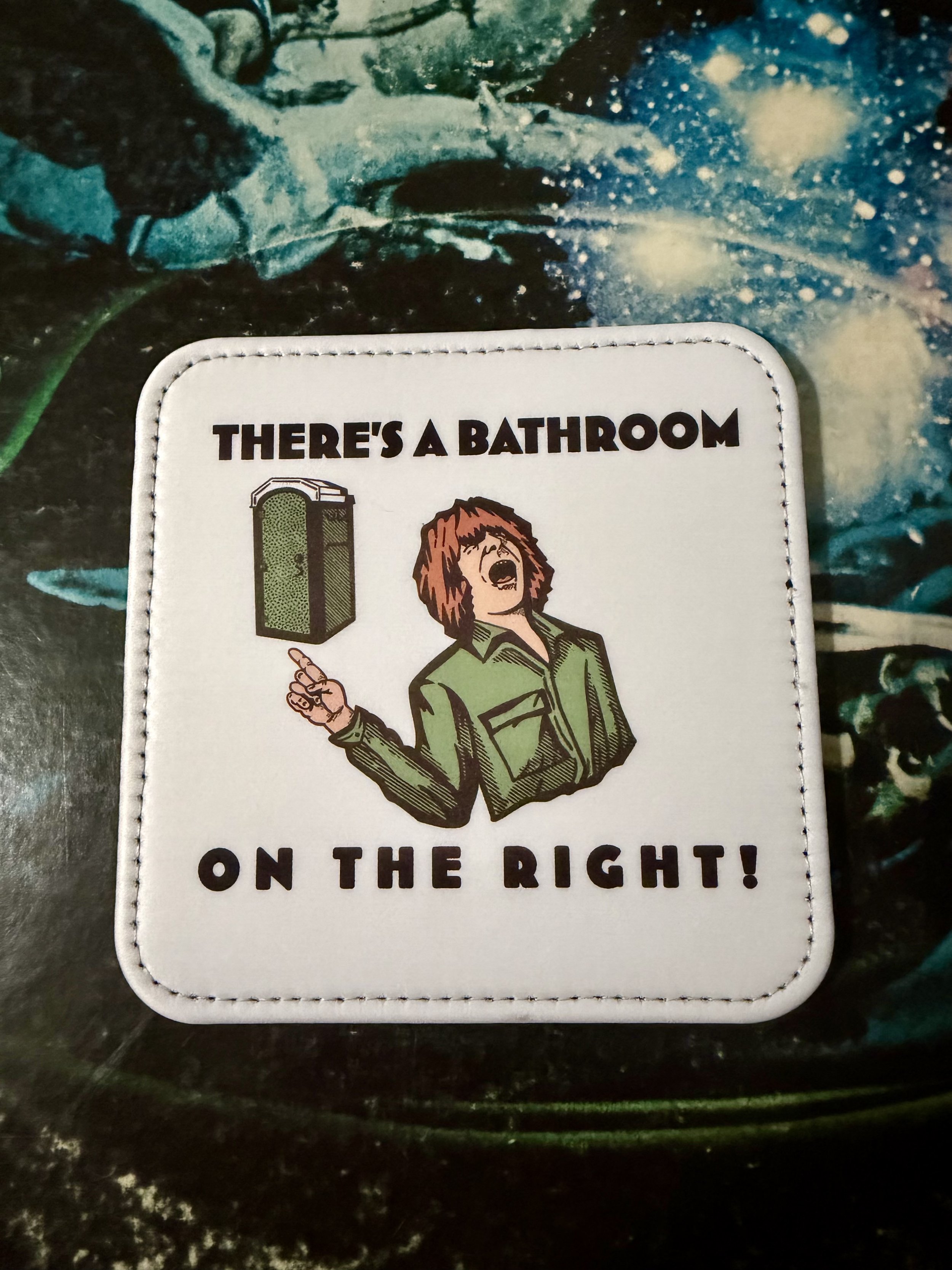 Bathroom on the Right