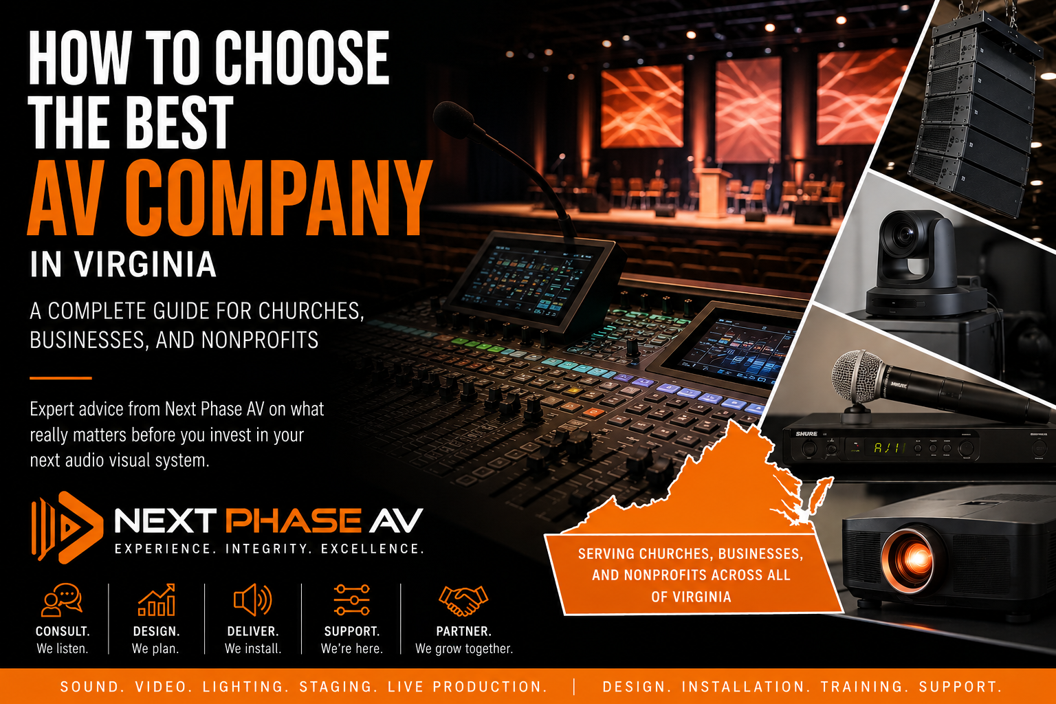 How to Choose the Best AV Company in Virginia: A Complete Guide for Churches, Businesses, and Nonprofits