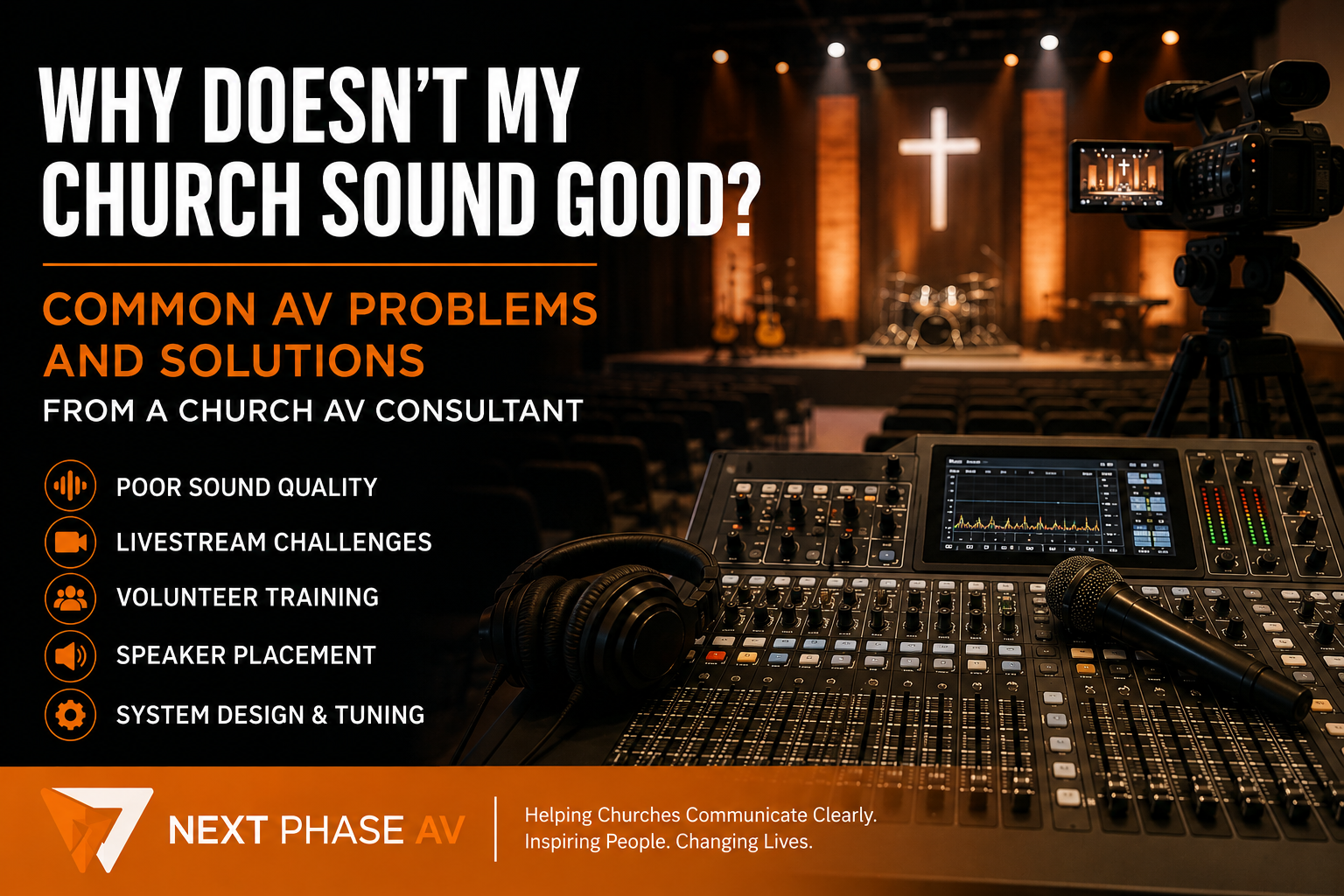 Why Doesn’t My Church Sound Good? Common AV Problems and Solutions from a Church AV Consultant