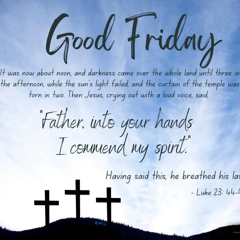 Don't forget about our beautiful Community Good Friday Service on Friday, April 18th @ 12:30 pm! Rev. Dr. Roy Medley preaching!

Once again, First Baptist will be hosting the Ecumenical Good Friday service, with our very own Rev. Dr. Roy Medley preac