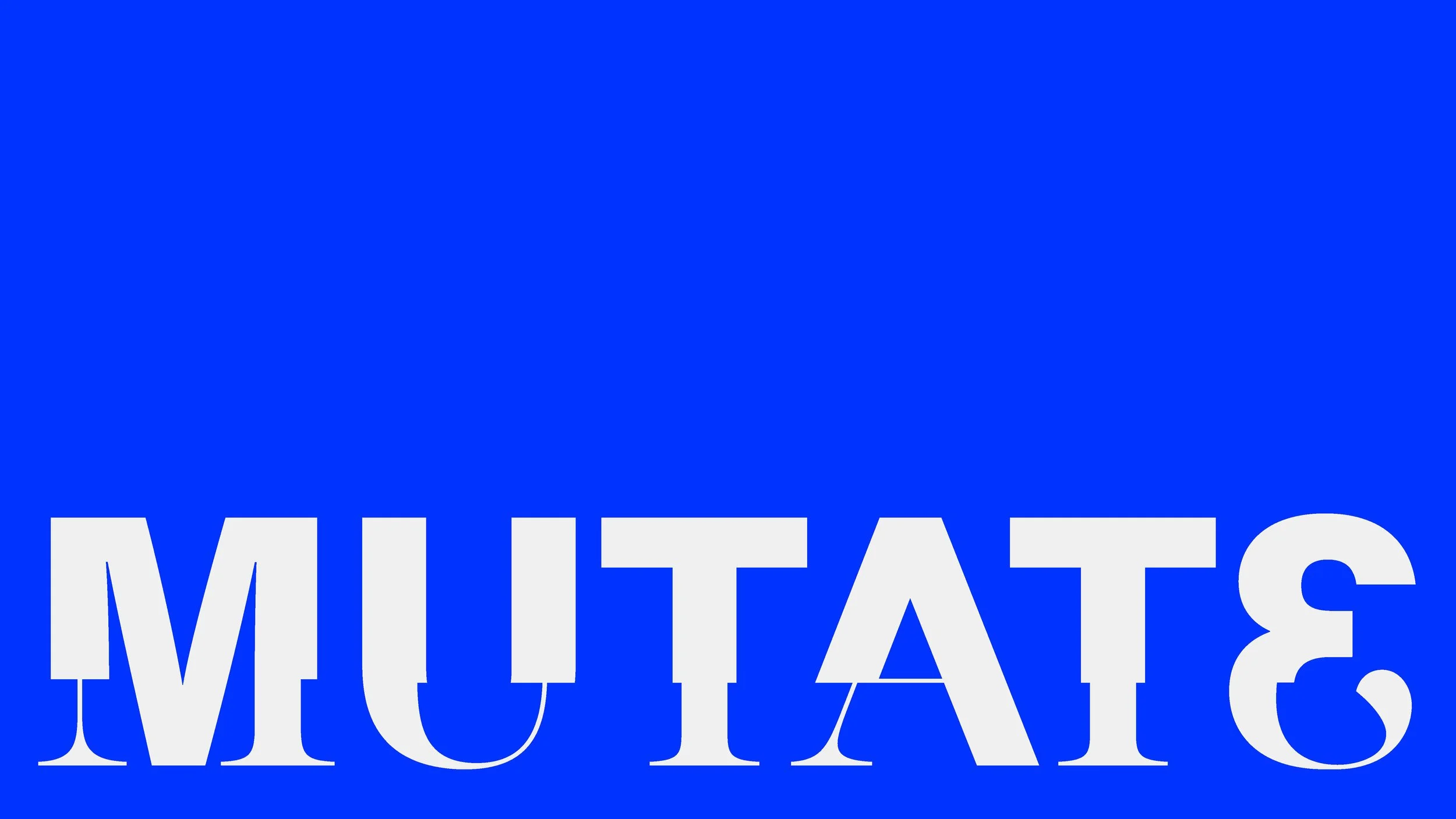 Blue background with white text that says 'SMALL' and '3' with some parts upside down.