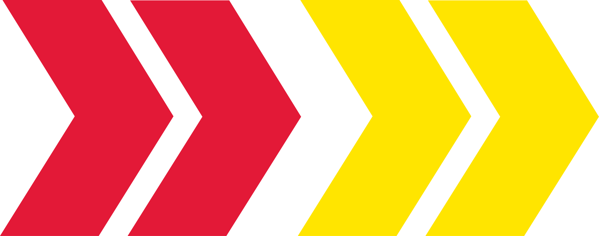 A series of arrows pointing to the right in red, black, and yellow colors.