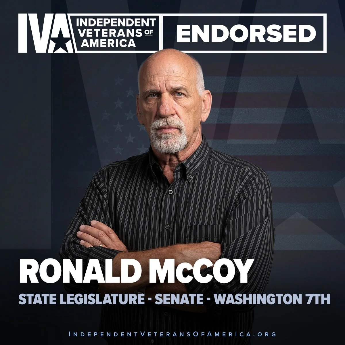 I am so honored to get endorsed by the Independent Veterans of America. 
Thank you! I do not take this lightly and I will work hard for the LD7 if elected.
Go out and vote!
Preferably, vote for McCoy!

#veteran #washington