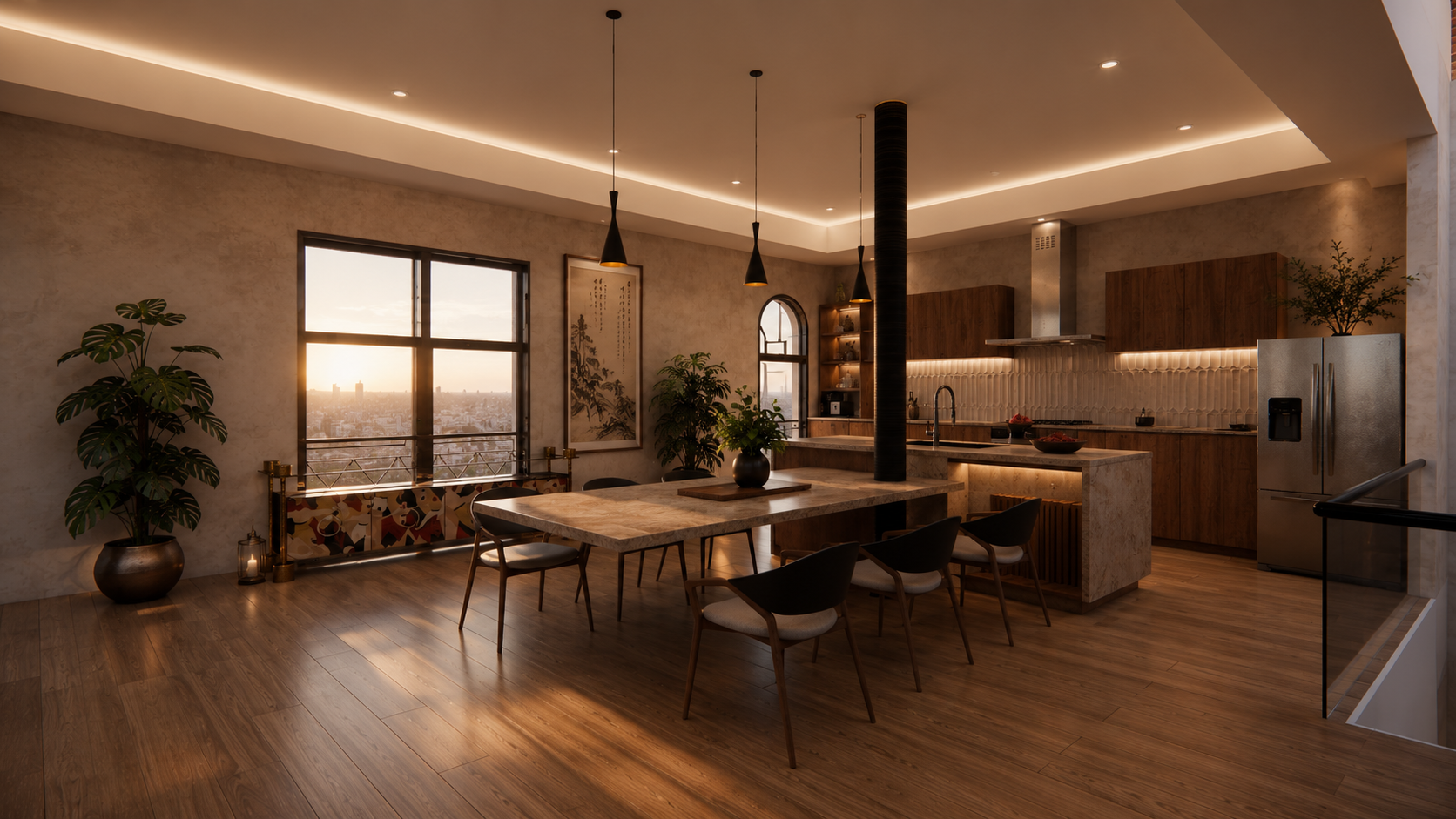 Kitchen - Dining Area