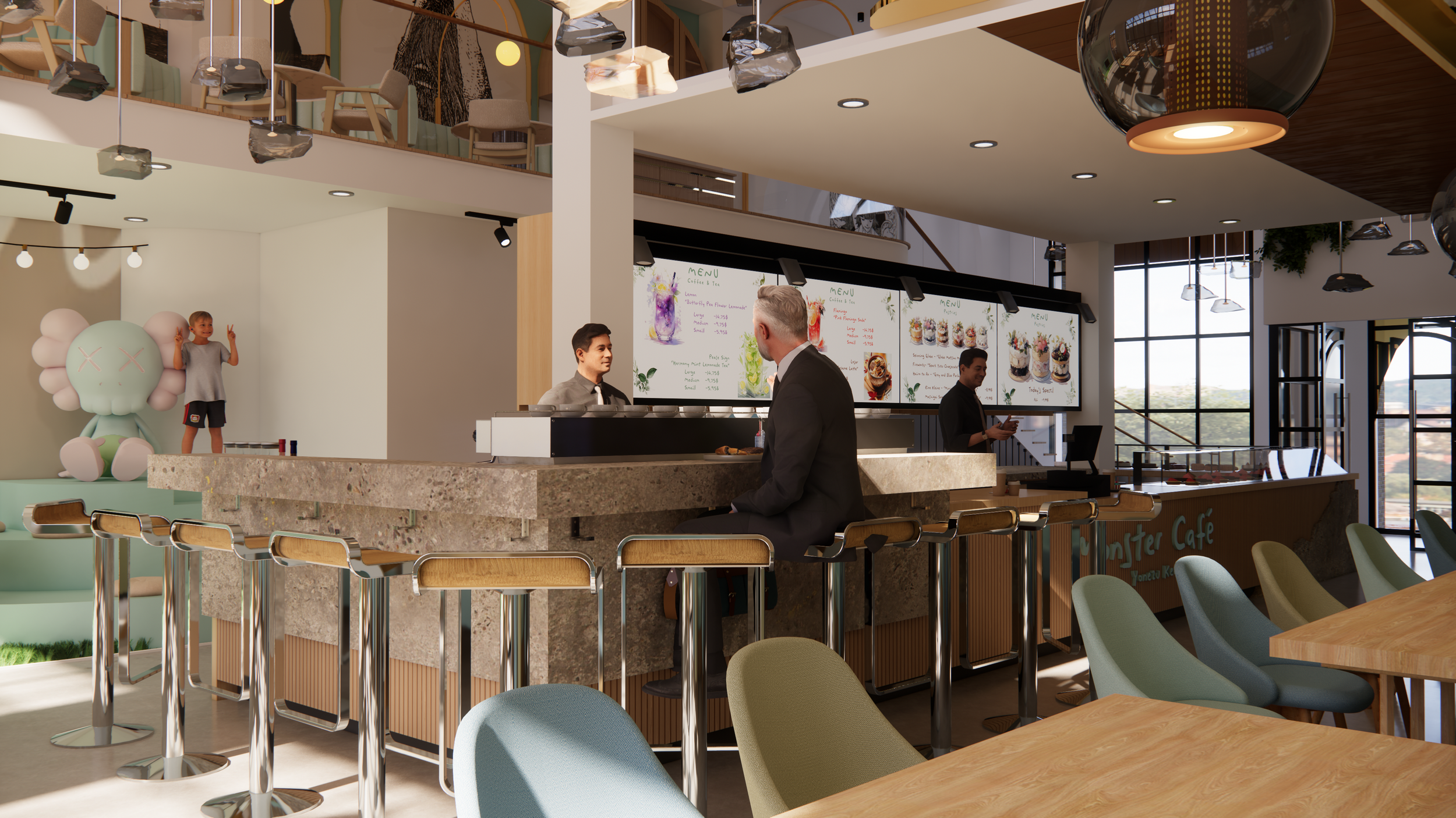 Bar / Counter / Ordering zone