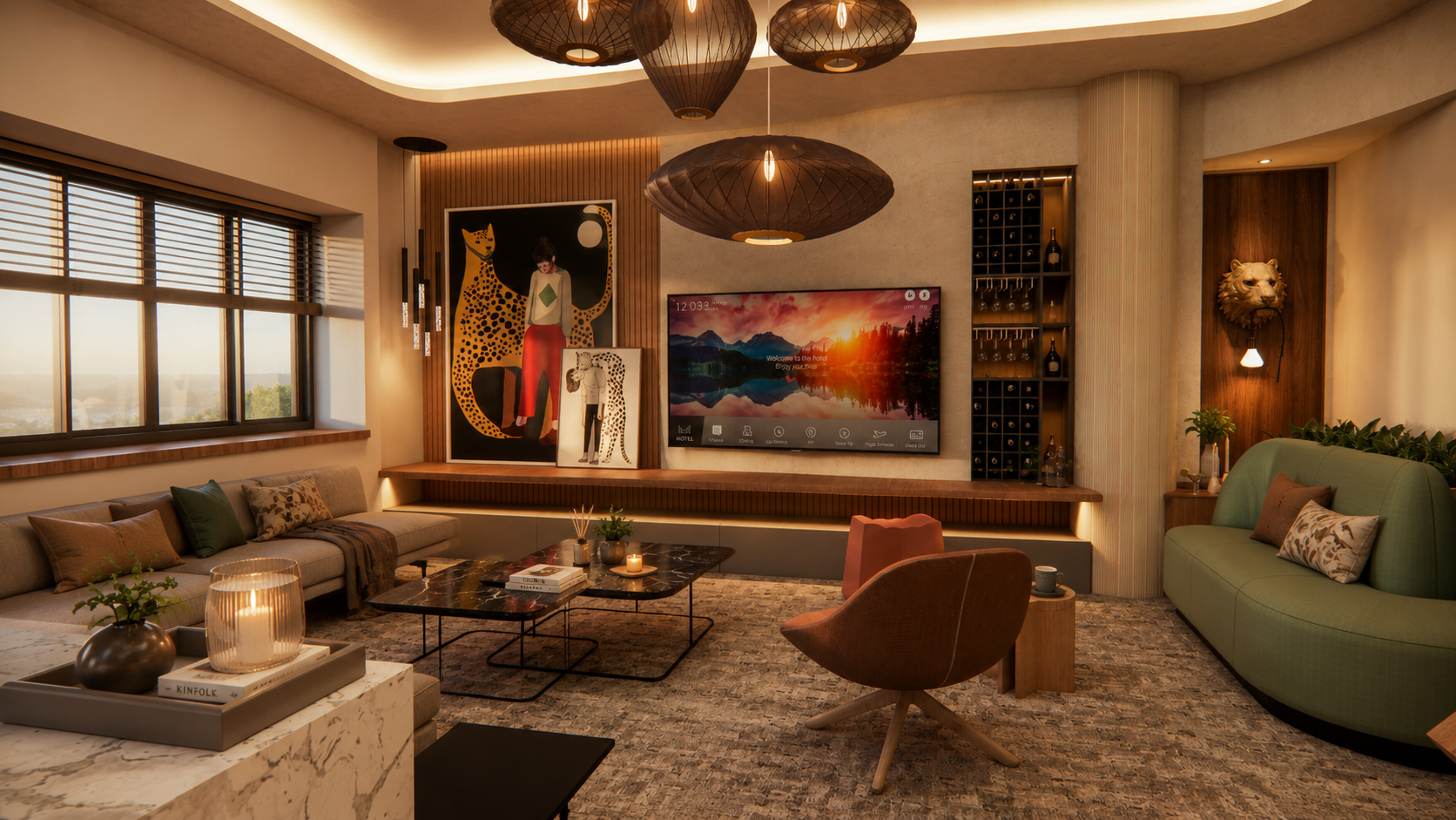 Executive Suite - Living Room