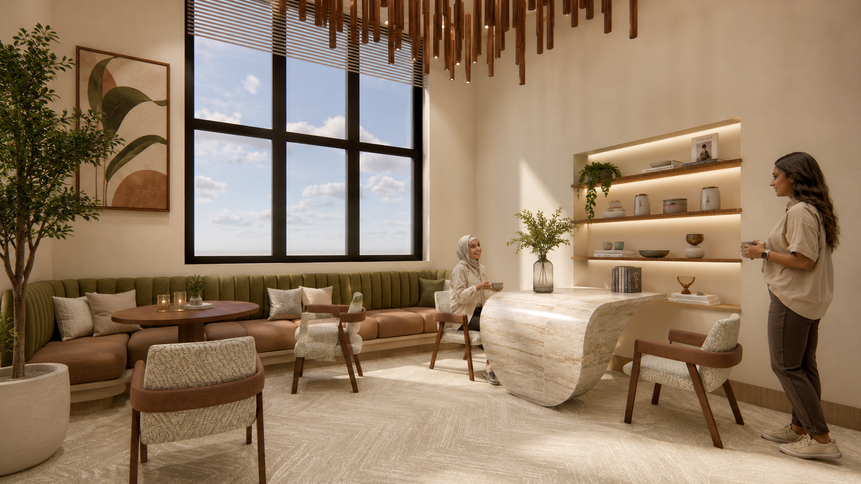 Refreshment & Lounge Area