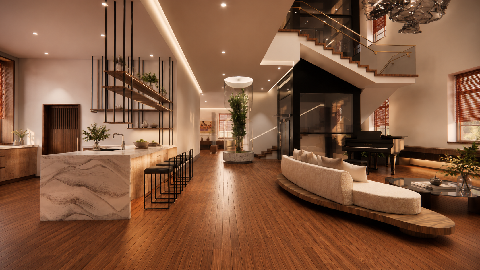 Open Plan - Private Residence