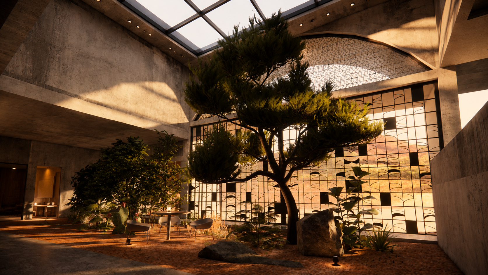 Indoor Courtyard