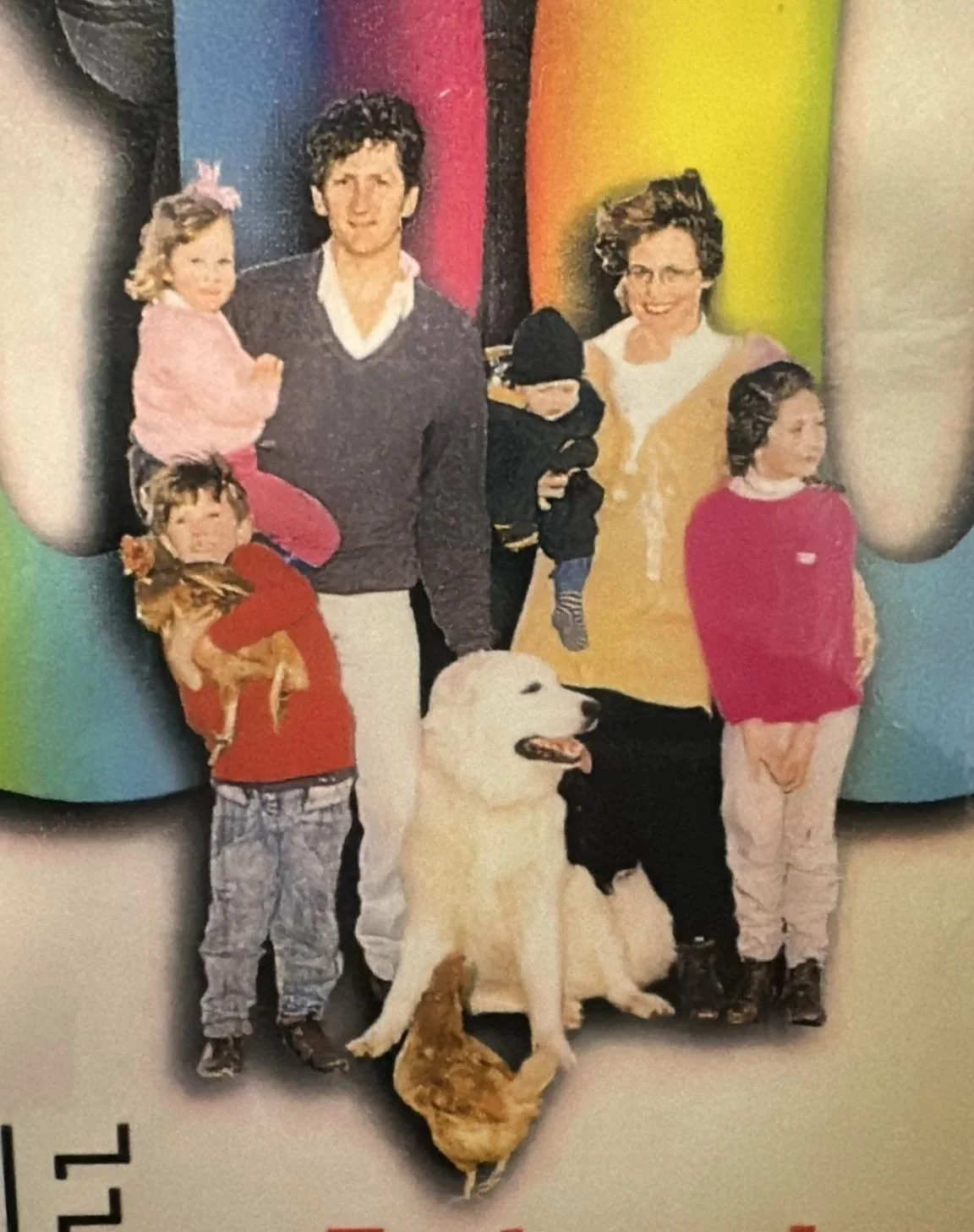 the family behind Farmer Rods eggs