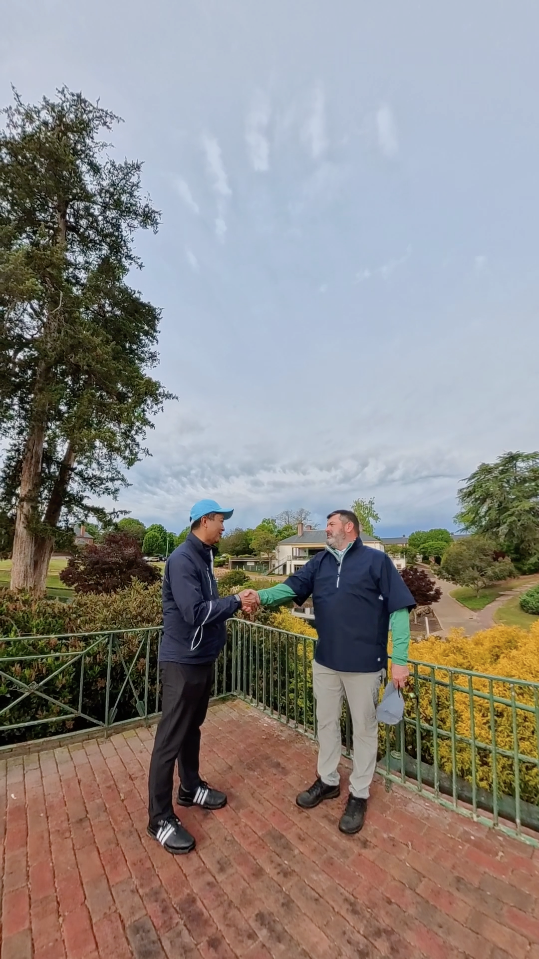 Golfers at Golden Horse Shoe