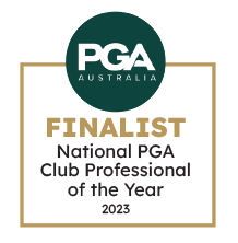 PGA Australia finalist badge for the National PGA Club Professional of the Year, 2023