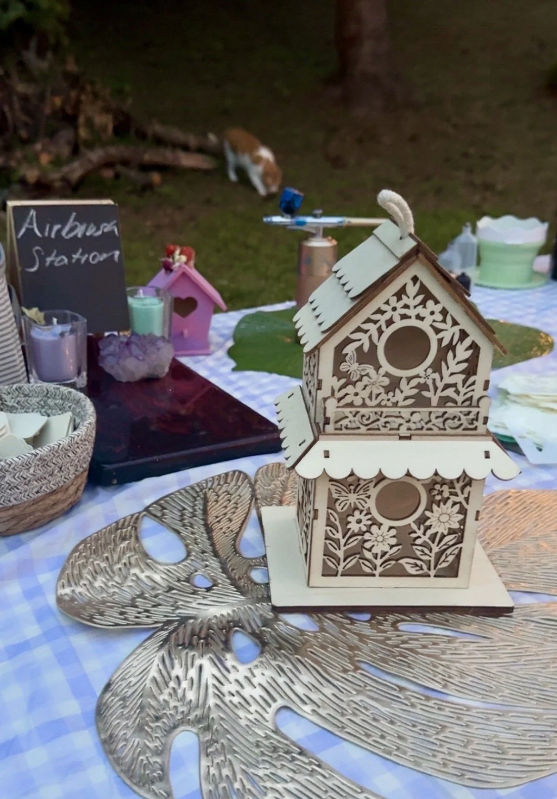 Bird House Painting in the Garden 8/30 10 A.M.