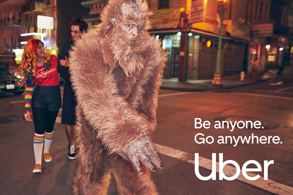 Uber: Be Anyone. Go Anywhere.