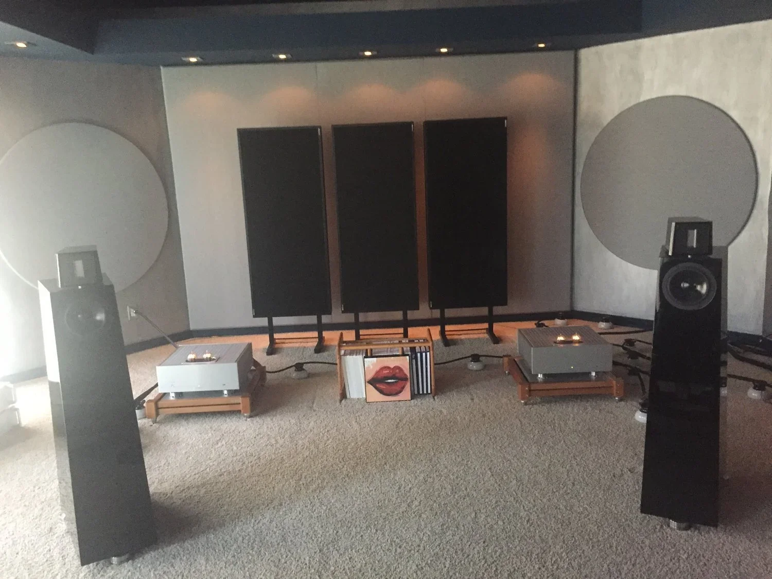Kaiser Kawero speakers and Berning Hi Fi One 211/845 OTL amp.