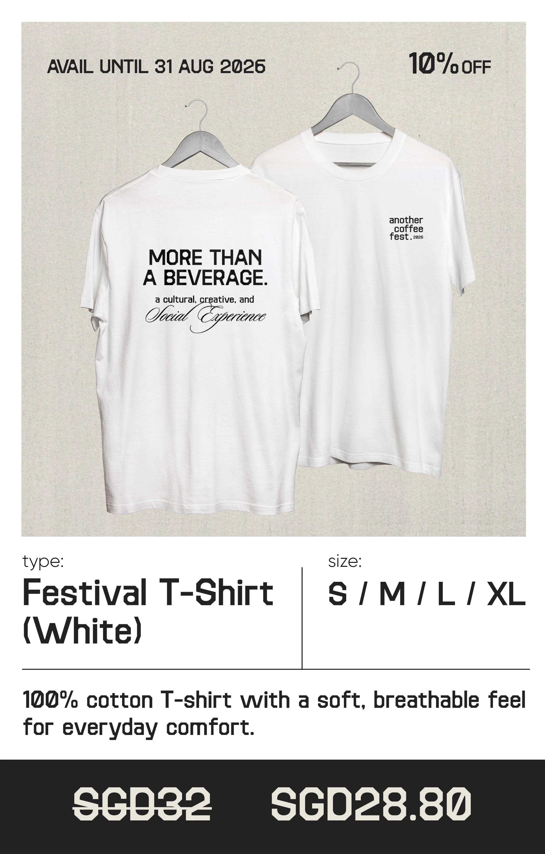 Festival T-Shirt • White