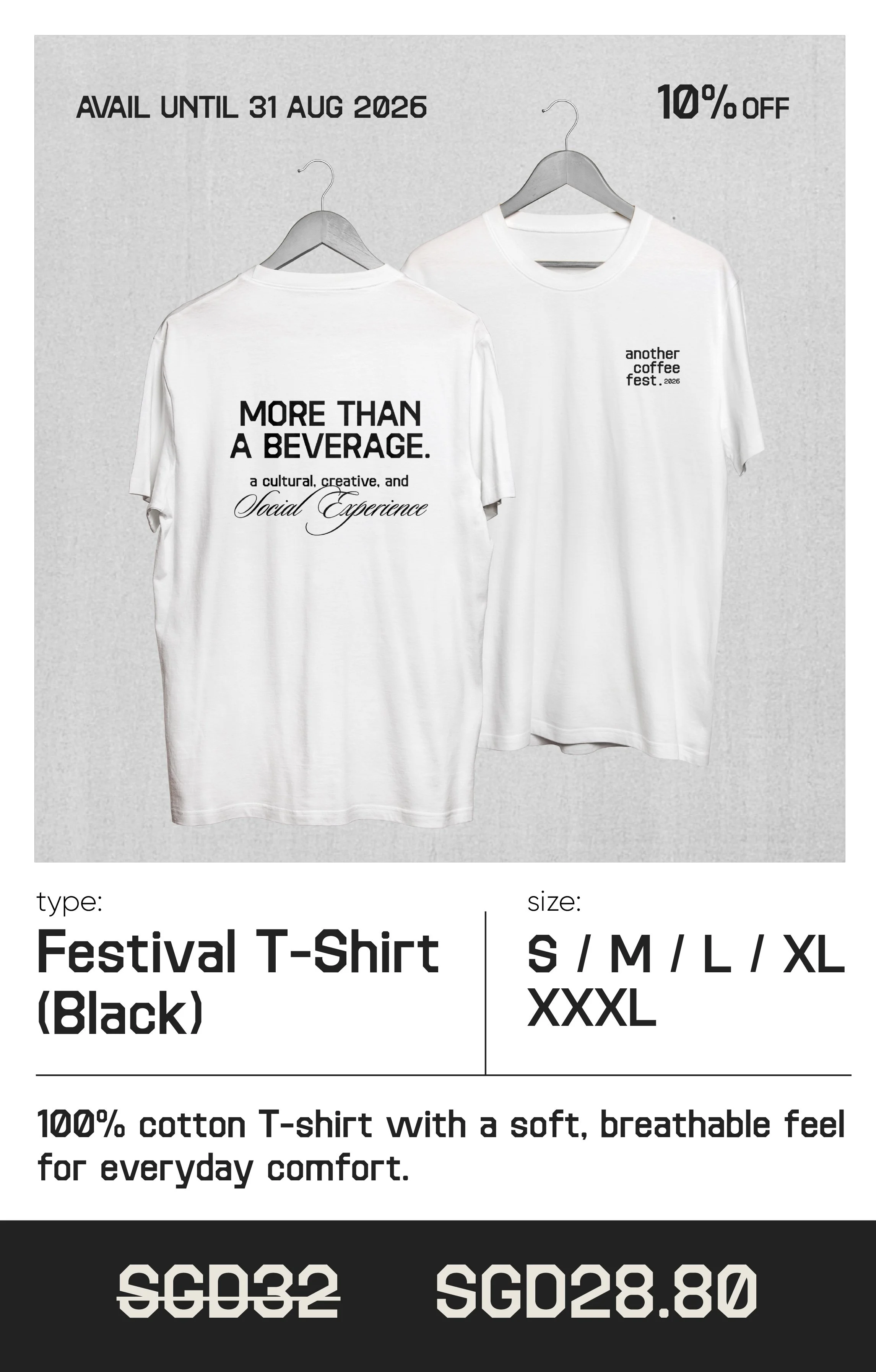 Festival T-Shirt • White