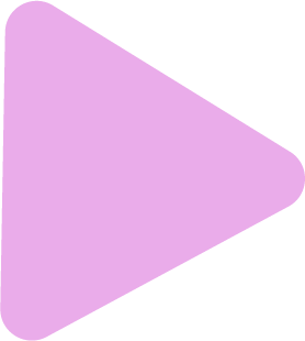 A large purple play button icon on a black background.