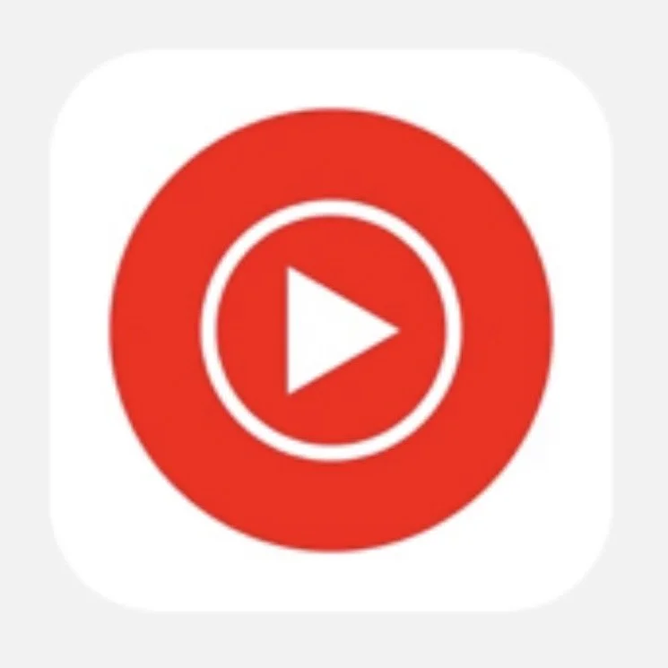 Red play button icon with a white triangle inside, resembling a media or video play button.