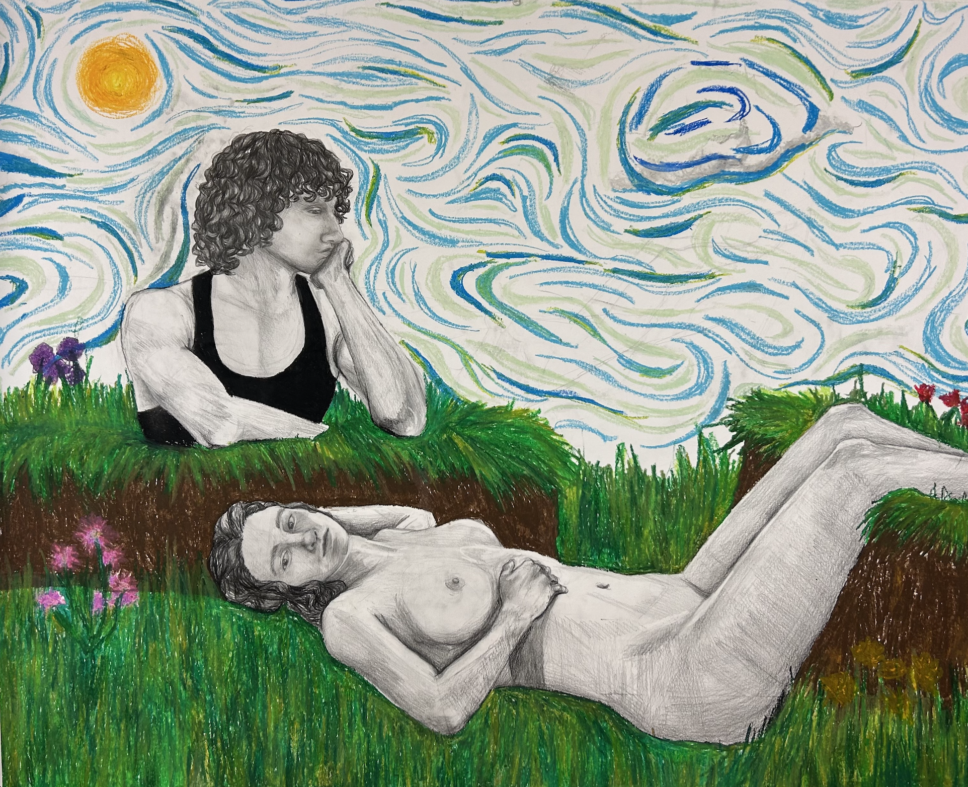 "Two Figures in an Imaginary Space"