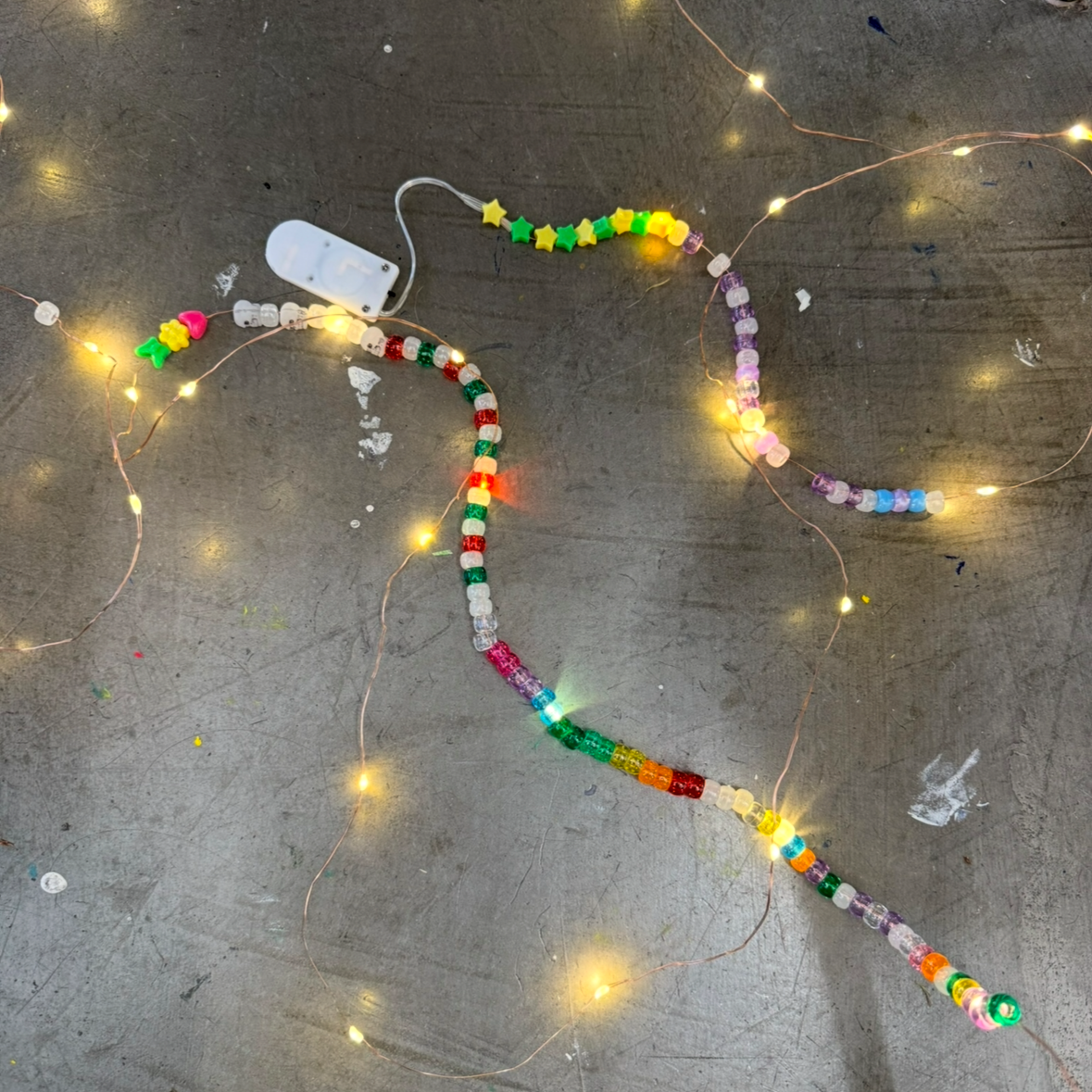 Christmas Beaded Fairy Lights - Saturday 5 December