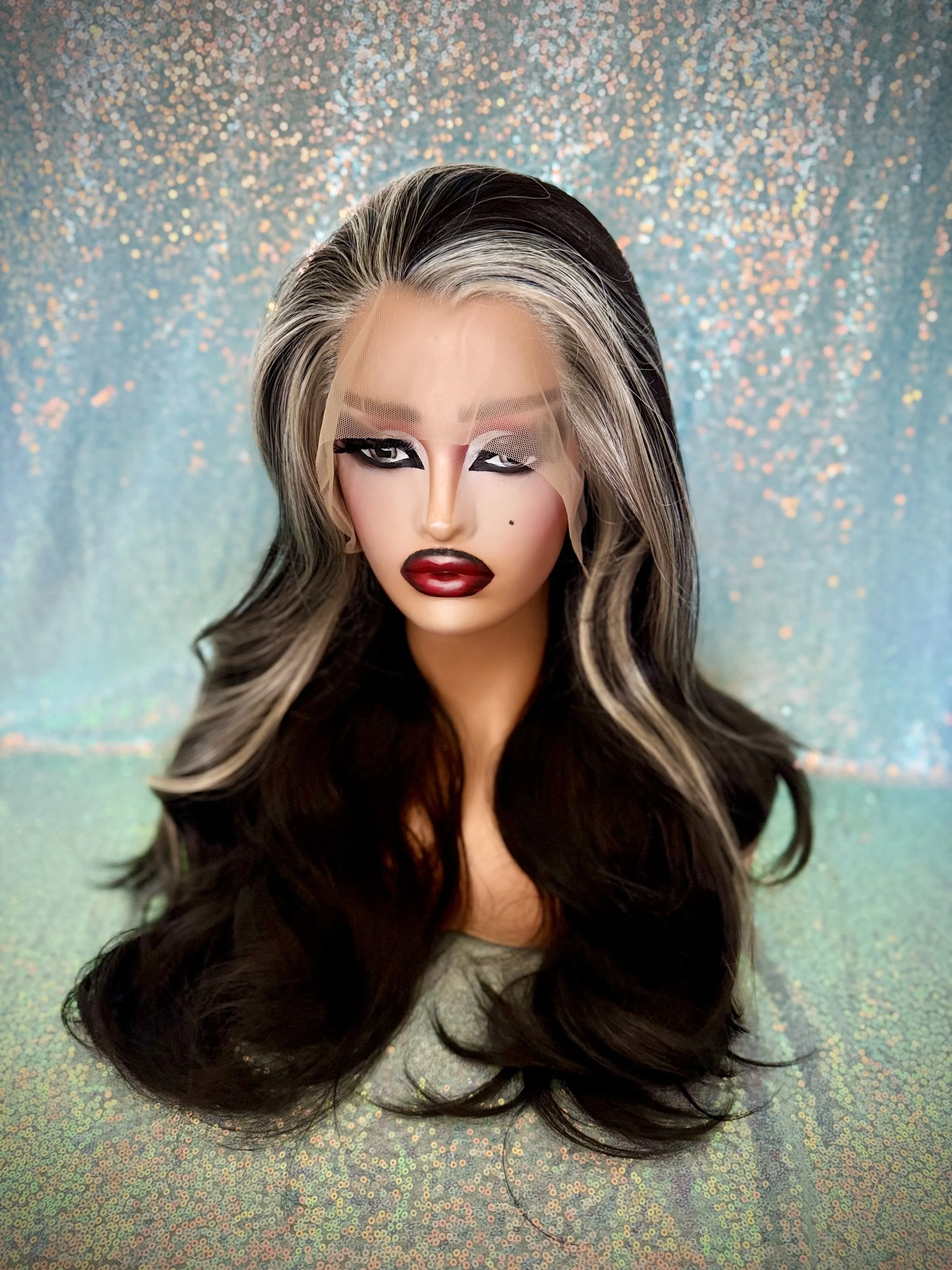black/platinum blend