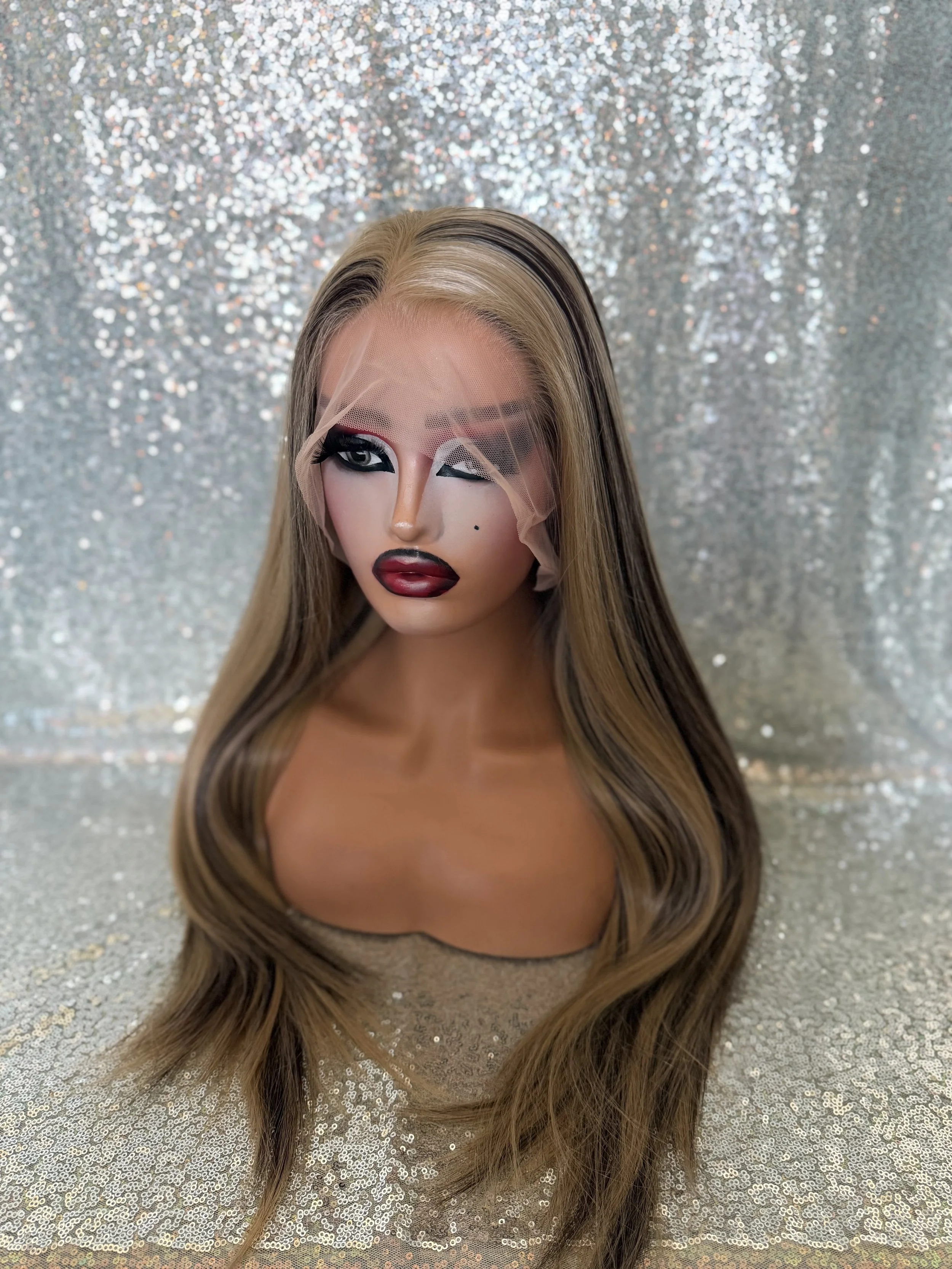 ashe blonde and black blend
