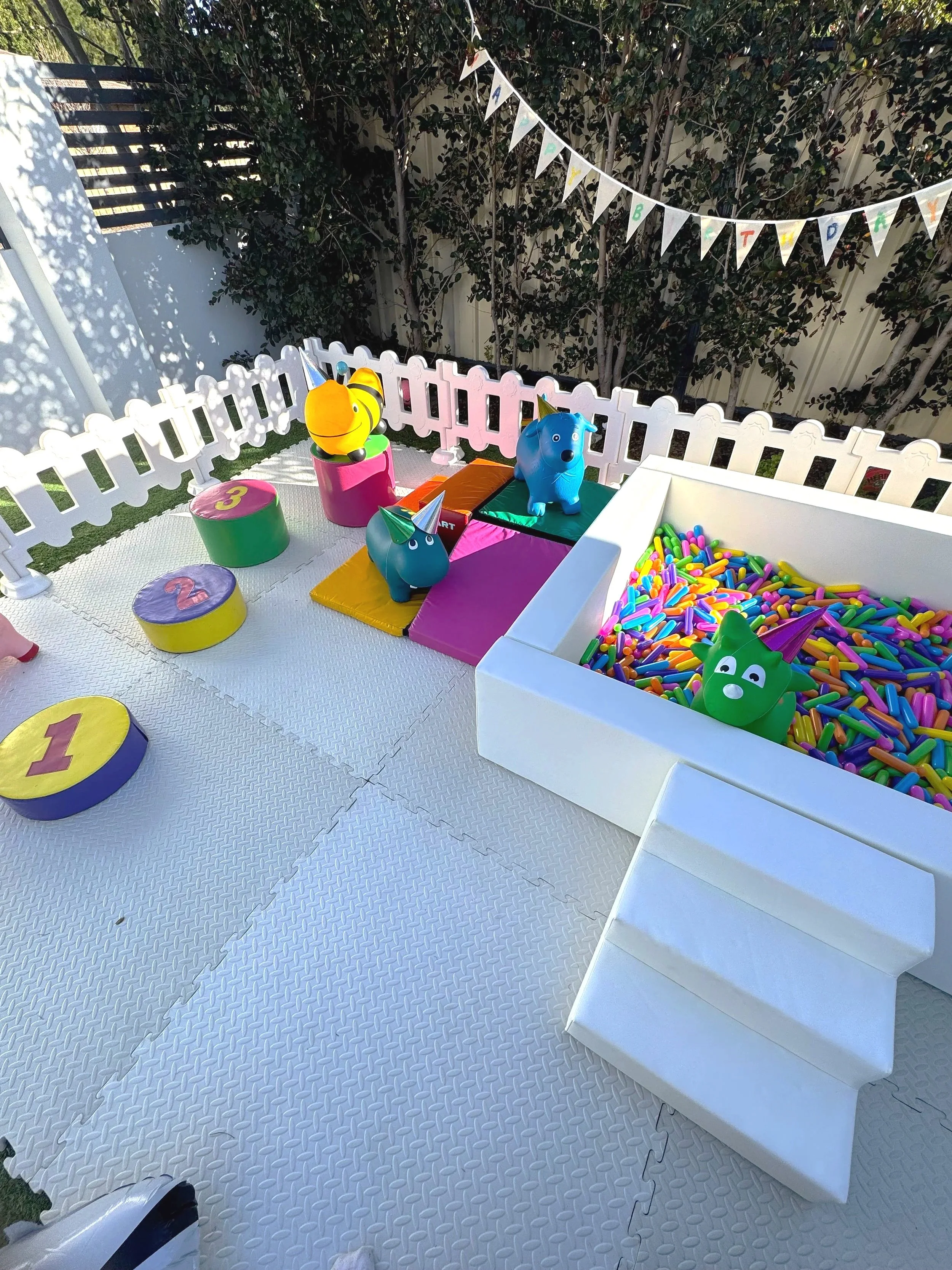 Party animal soft play ball pit hire Perth