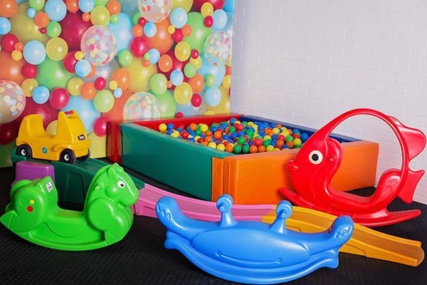 Colorful Toddler soft play ball pit hire Perth