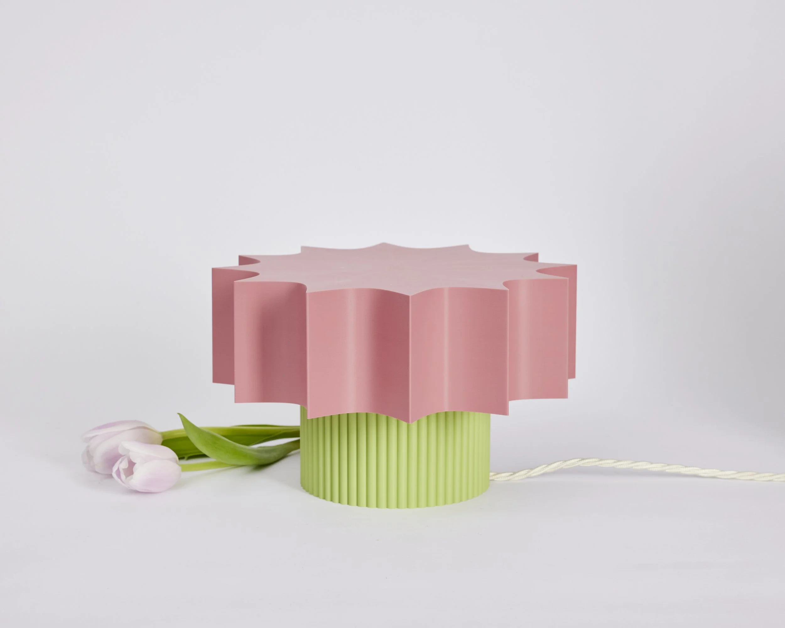 STELLA Table Lamp - matcha & blush