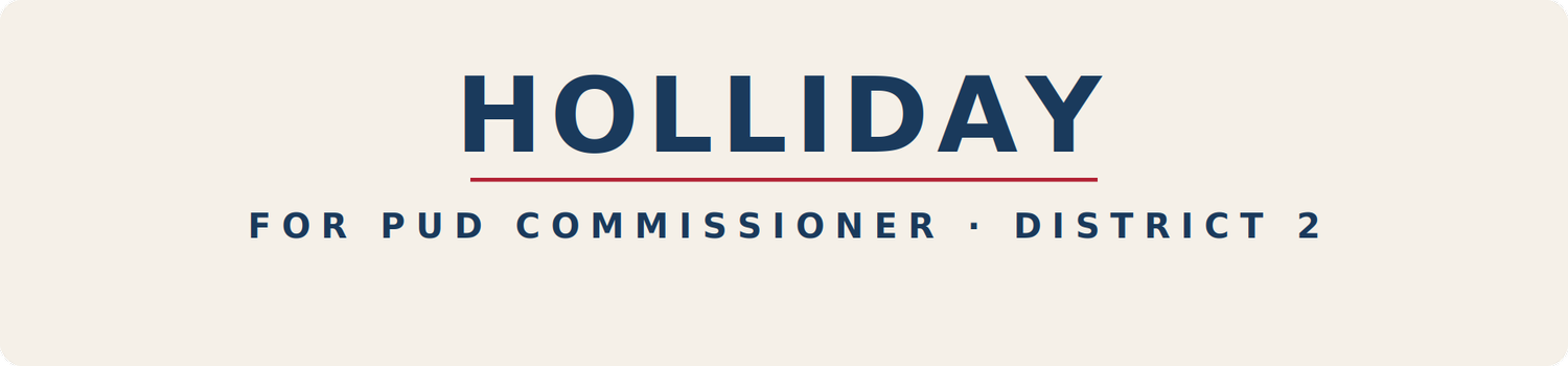 Dewey Holliday for Benton PUD Commissioner District 2