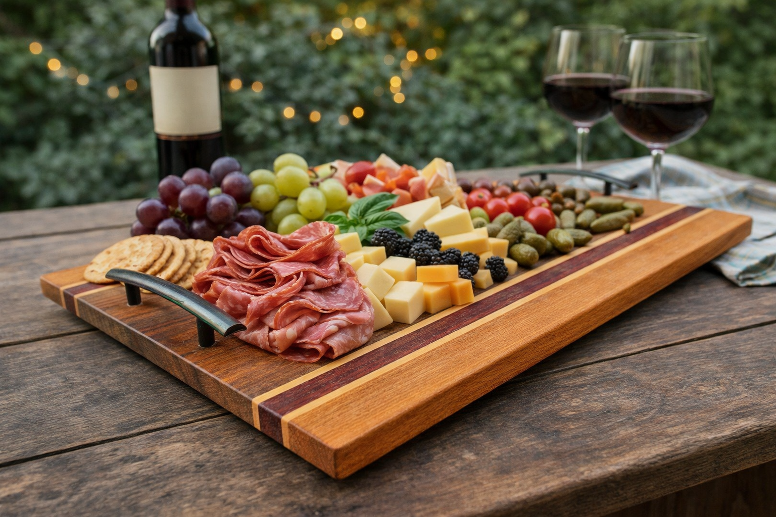 Outdoor charcuterie feast with wine.png
