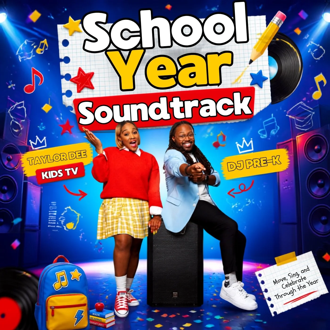 &nbsp;&nbsp;🎒🎶 The countdown to back-to-school is on!

Our brand-new album, School Year Soundtrack, drops Monday, August 3&mdash;just in time to kick off an amazing school year! 🍎📚

Featuring all your favorite songs from @taylordeekidstv and @its