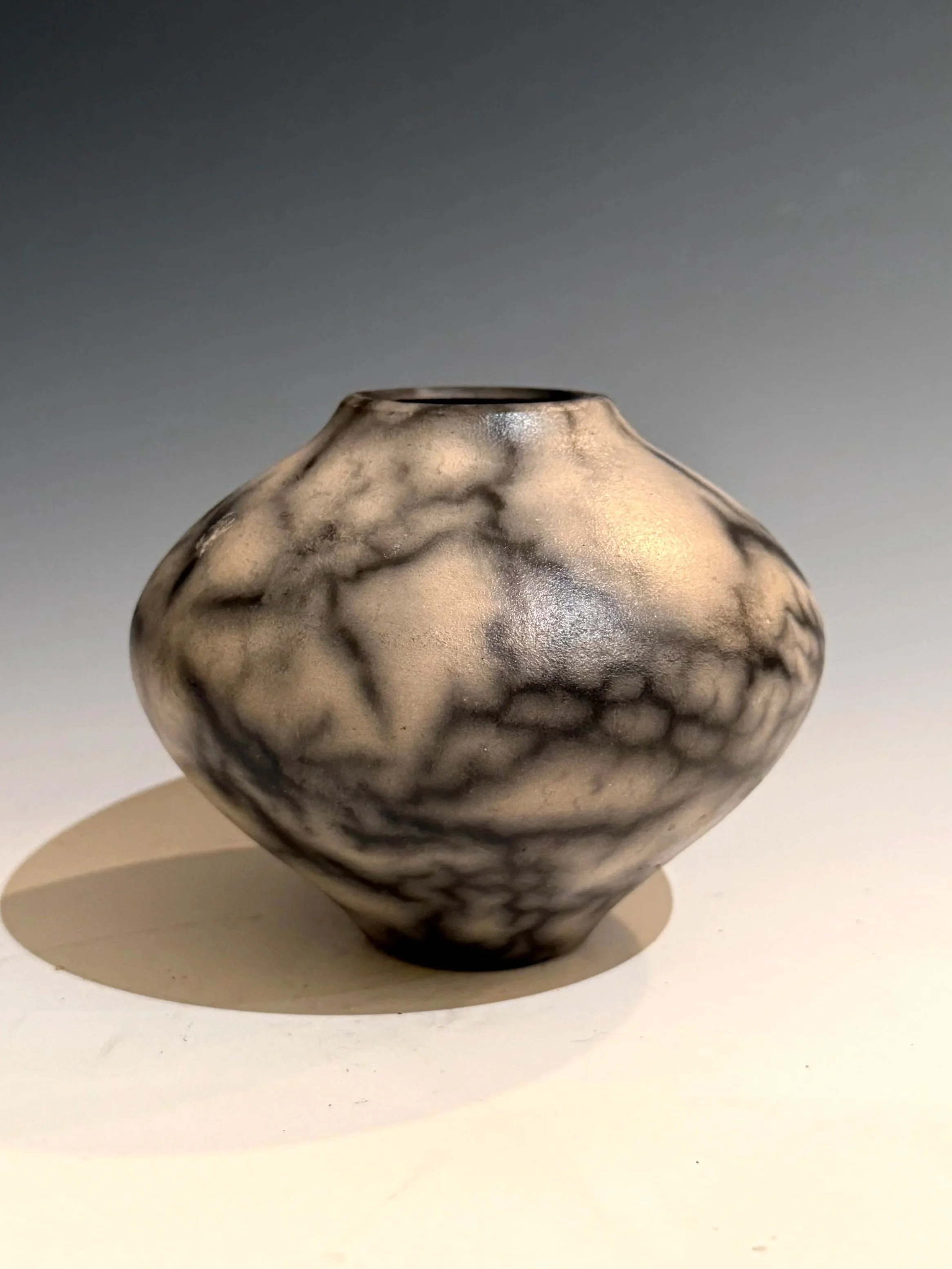 Saggar Disc Vase