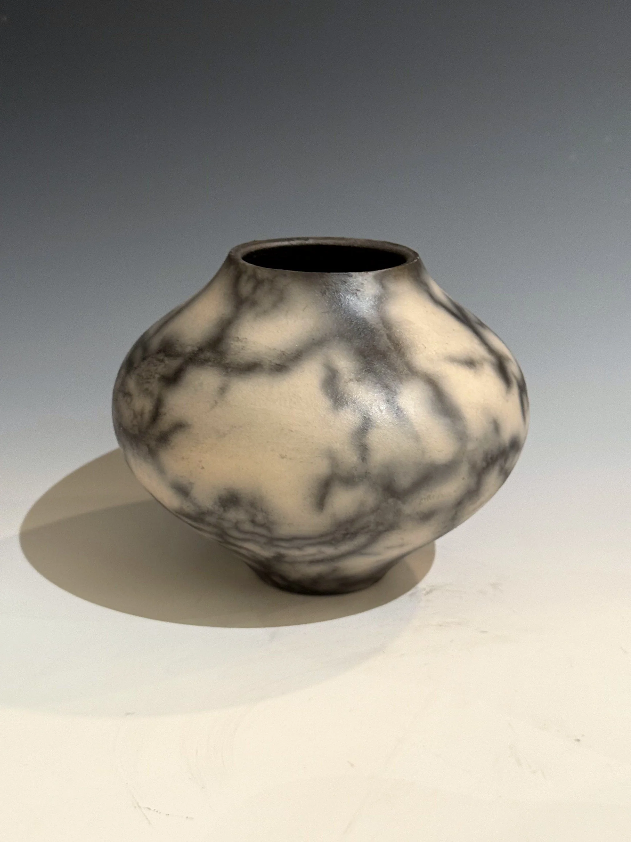 Saggar Disc Vase #2