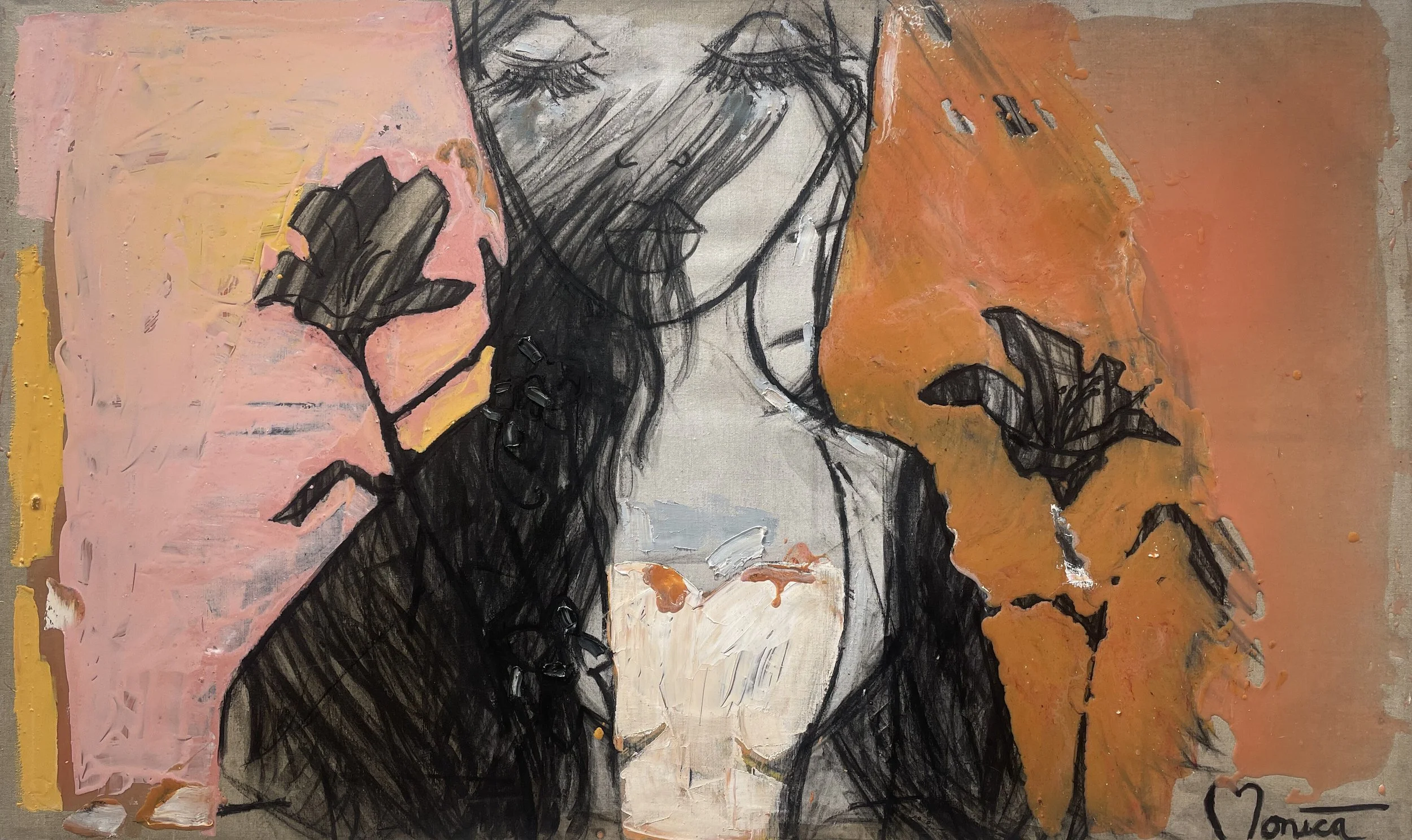 She and lillies