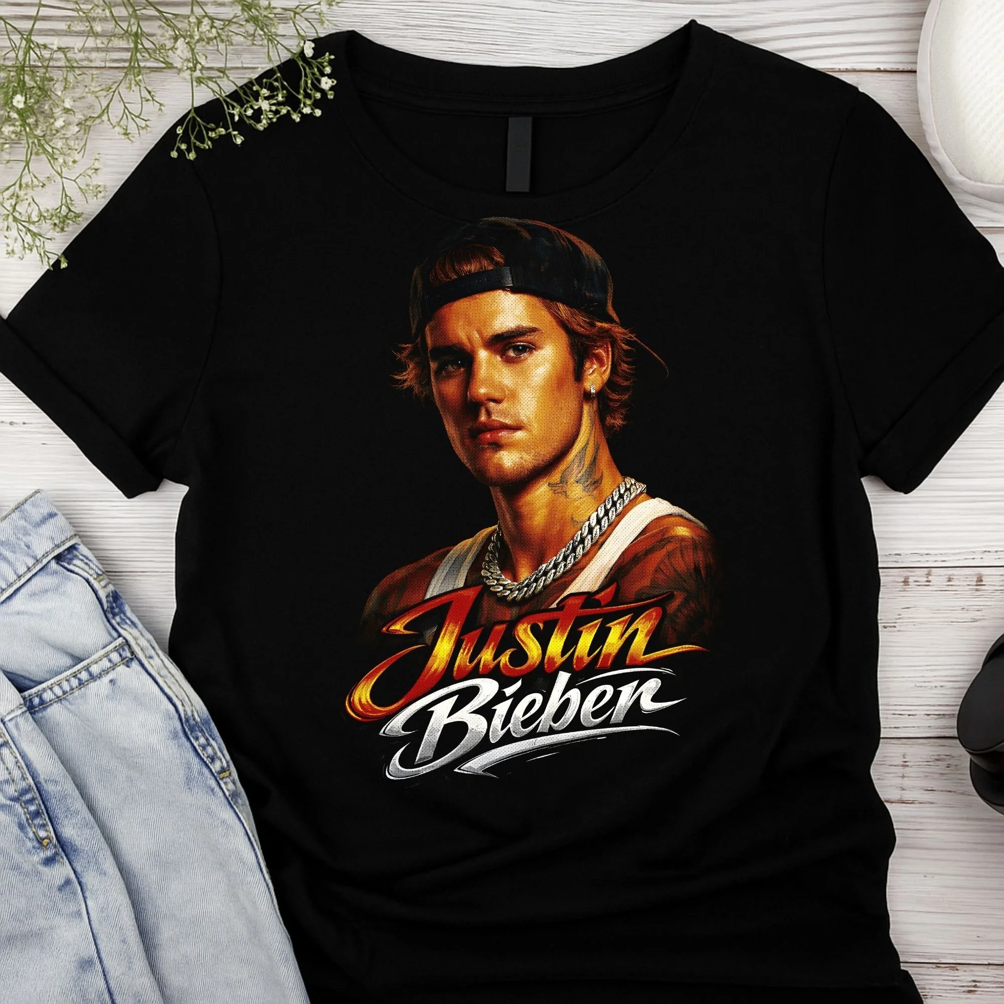 Justin Bieber – Pop Star Graphic Unisex Tee