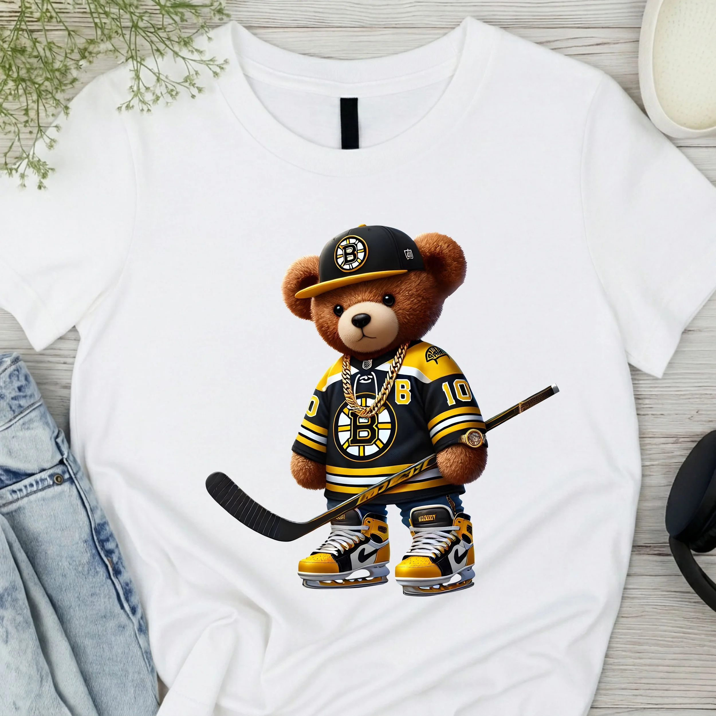 Hockey Team Bear Fan T-Shirt – BOSTON BRUINS