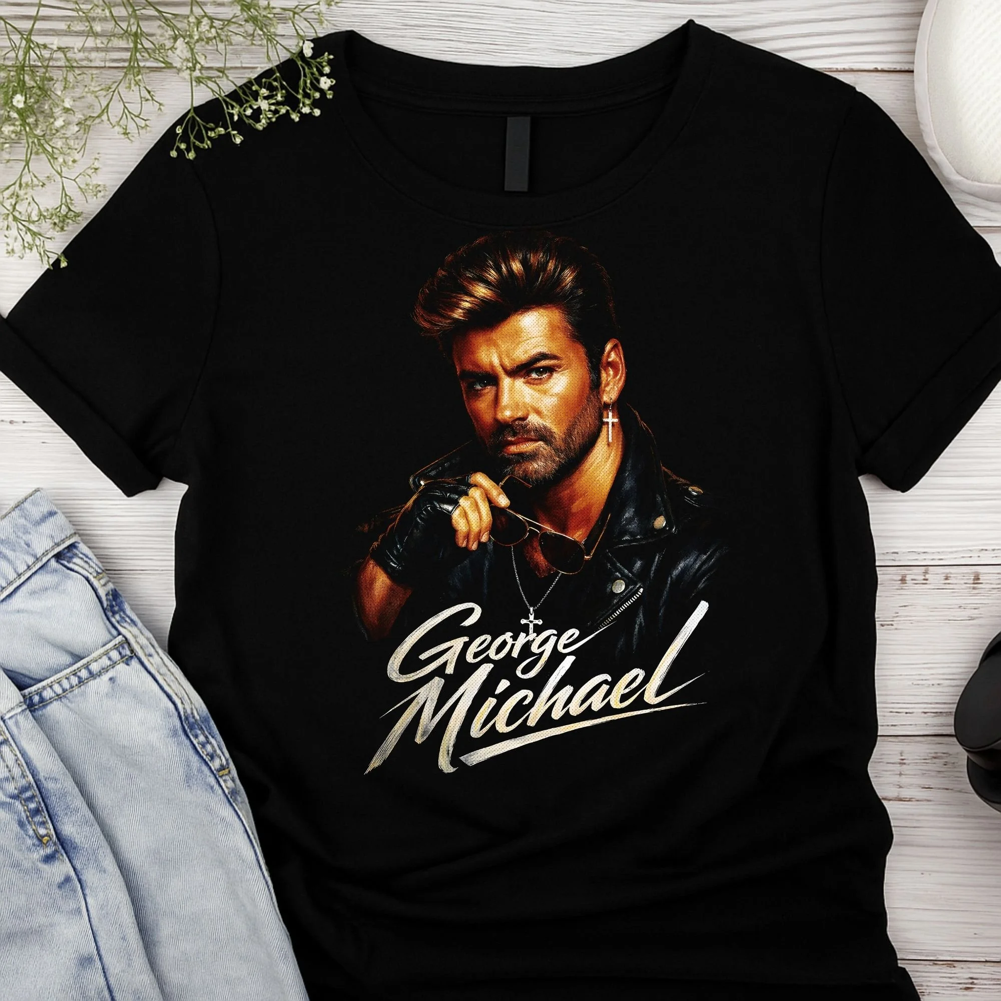 George Michael – Pop Legend Graphic Unisex Tee