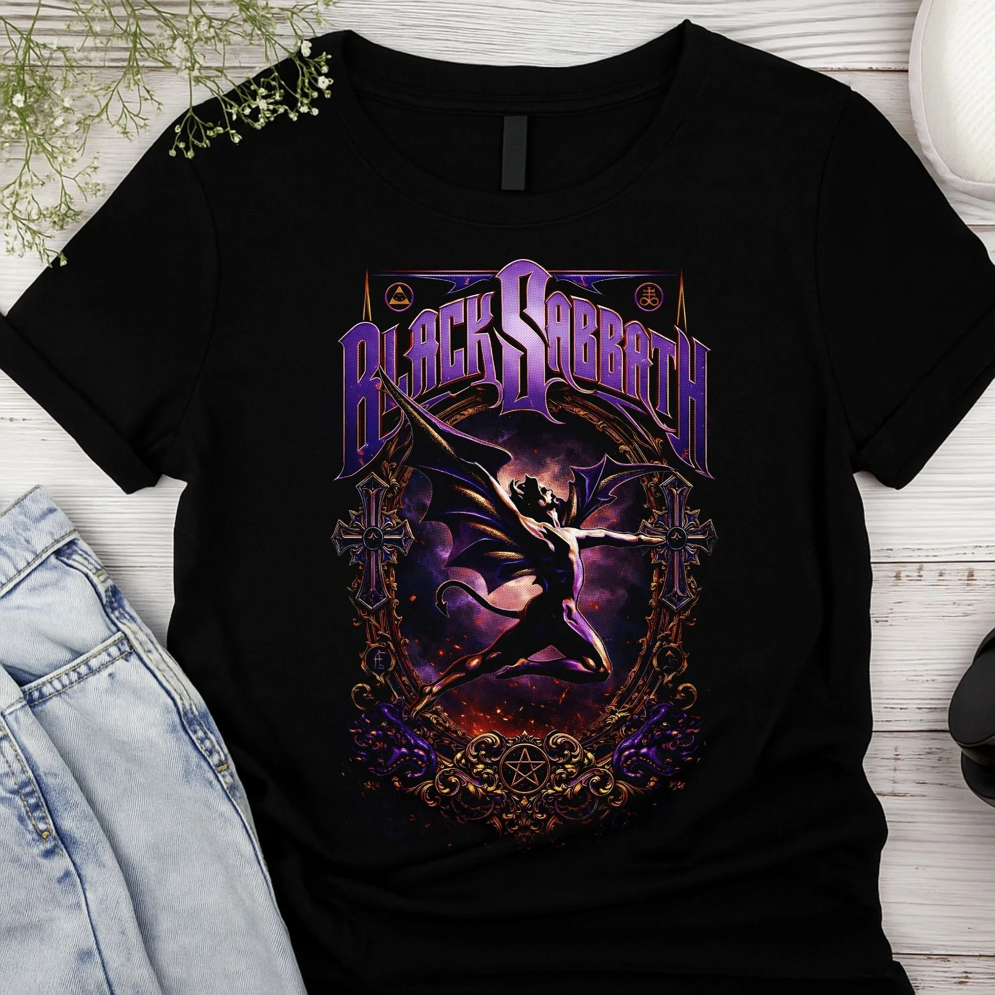 Black Sabbath – Heavy Metal Icon Graphic Unisex Tee