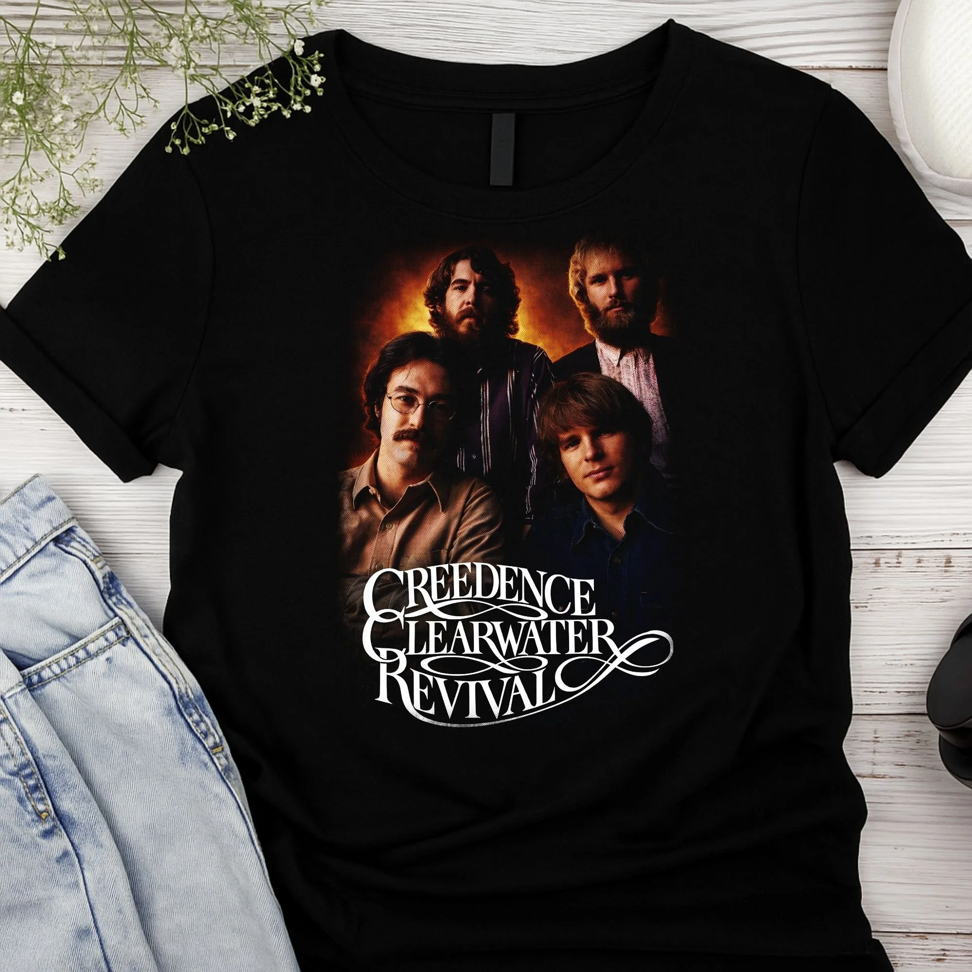 Creedence Clearwater Revival – Classic Rock Graphic Unisex Tee