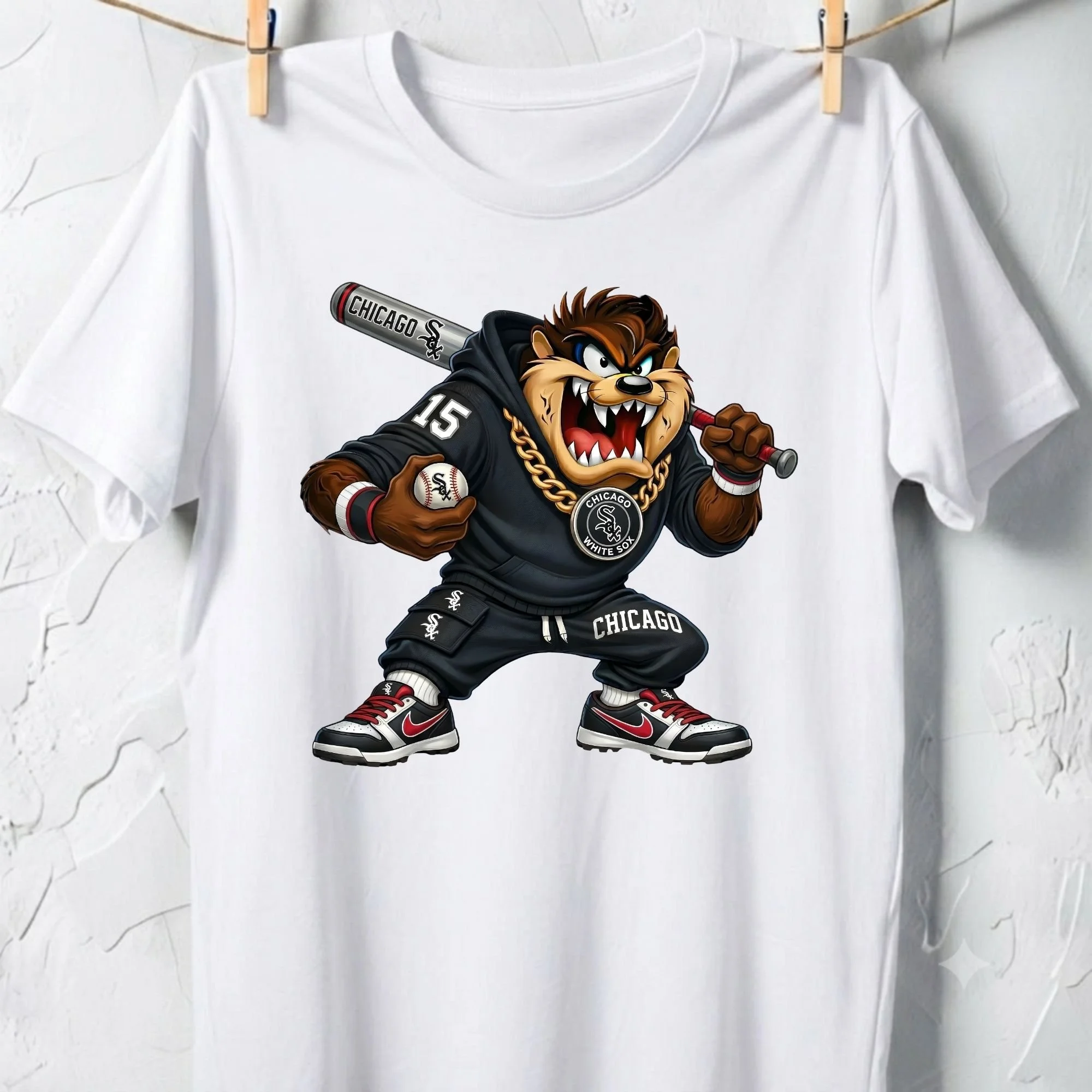 BASEBALL " ALL STAR BEAST" SERIES TSHIRTS- WHITE SOX