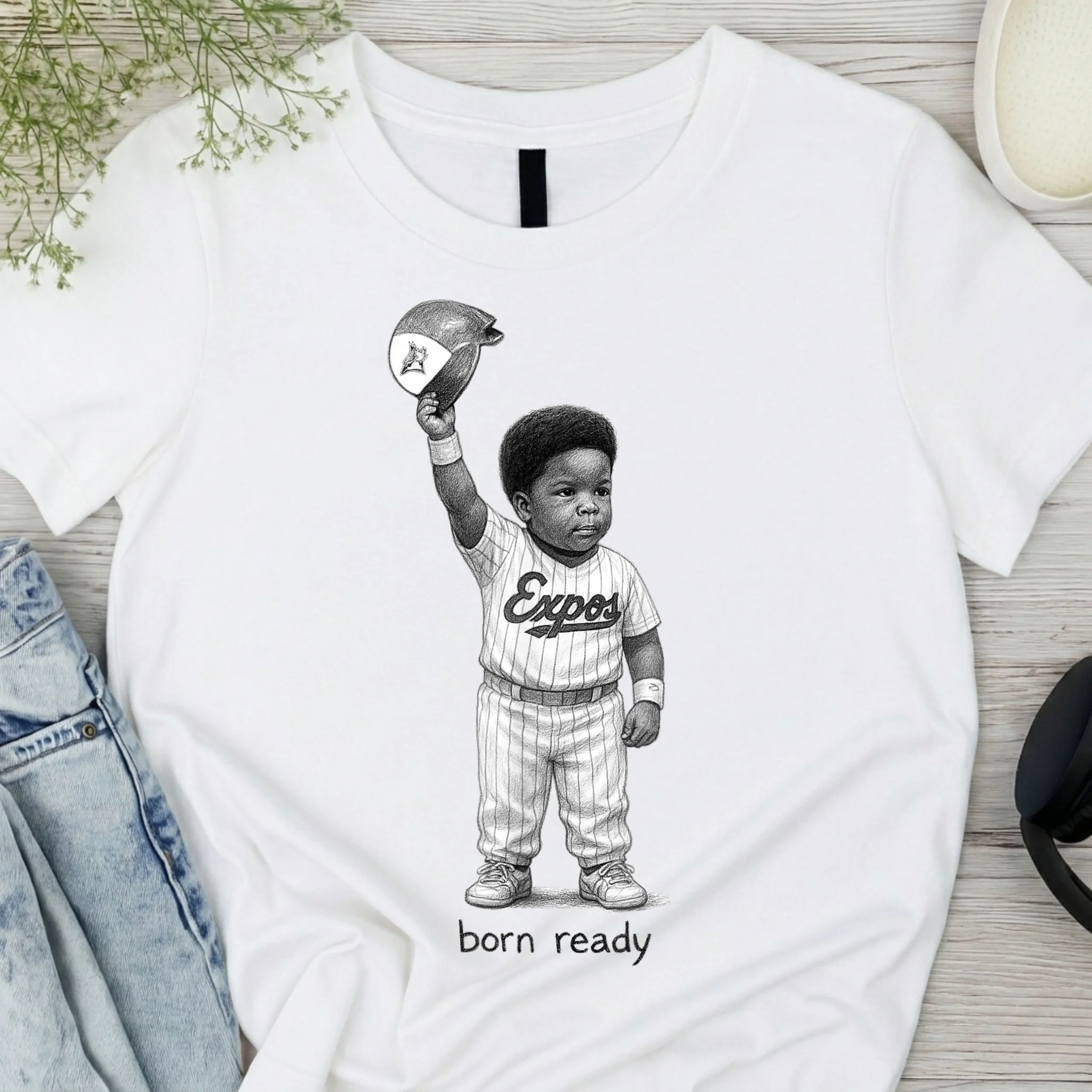"Born Ready"  Inspired T-Shirt – VLADDY BORN READY TEE